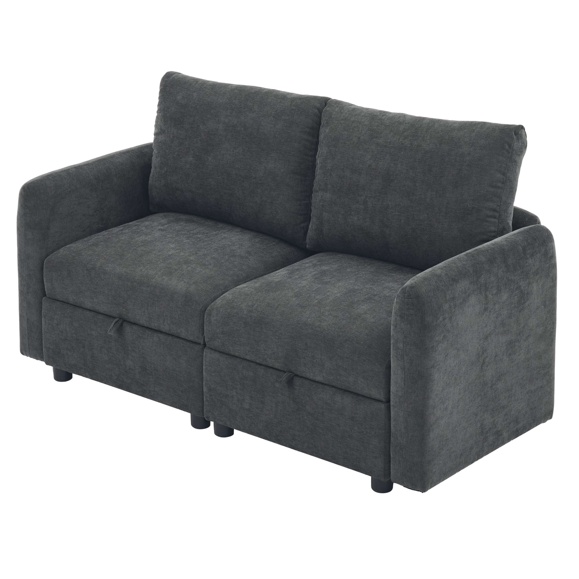 Dorel Home 2-places »STILHUS Modularsofa mit Stauraum, Breite 155 cm, Chenille-Bezug« peut être utilisé comme module ou séparément - combinable individuellement