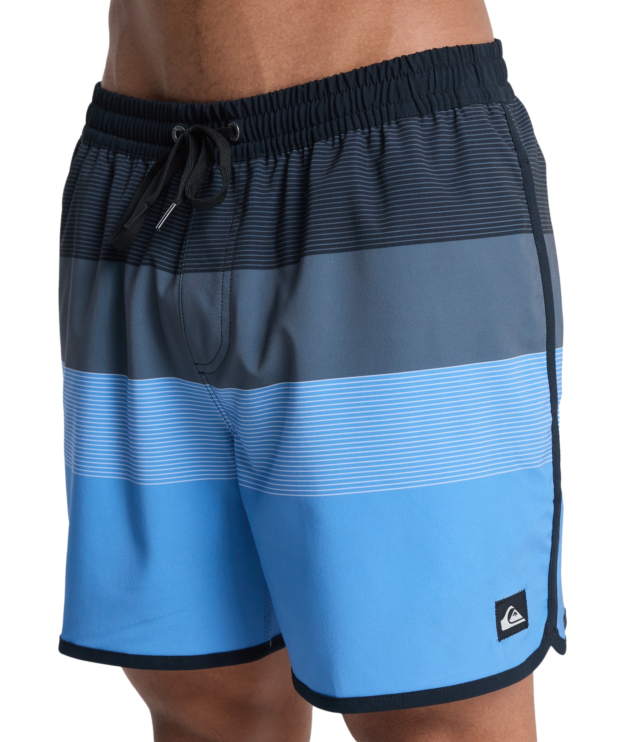 Quiksilver Badeshorts »STRETCH SCALLOP VOLLEY 16« schnell trocknendes Material, aus Polyester und Elasthan