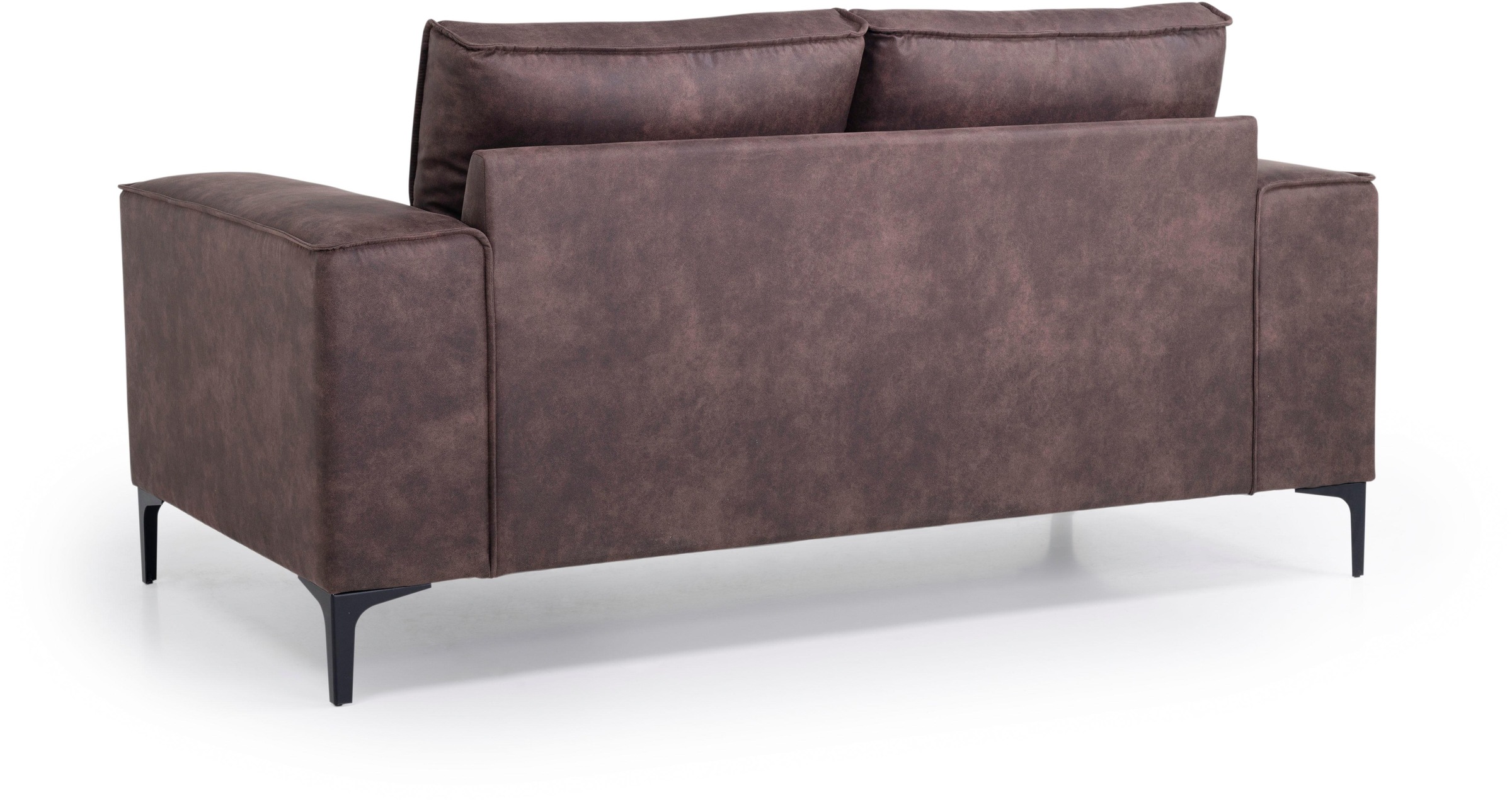 GOODproduct 2-places »OLAND Luxus-Microfaser, Sofa, B: 164 cm, Skandi-Design« 164 cm, suspension à vagues, design scandinave, pieds en métal