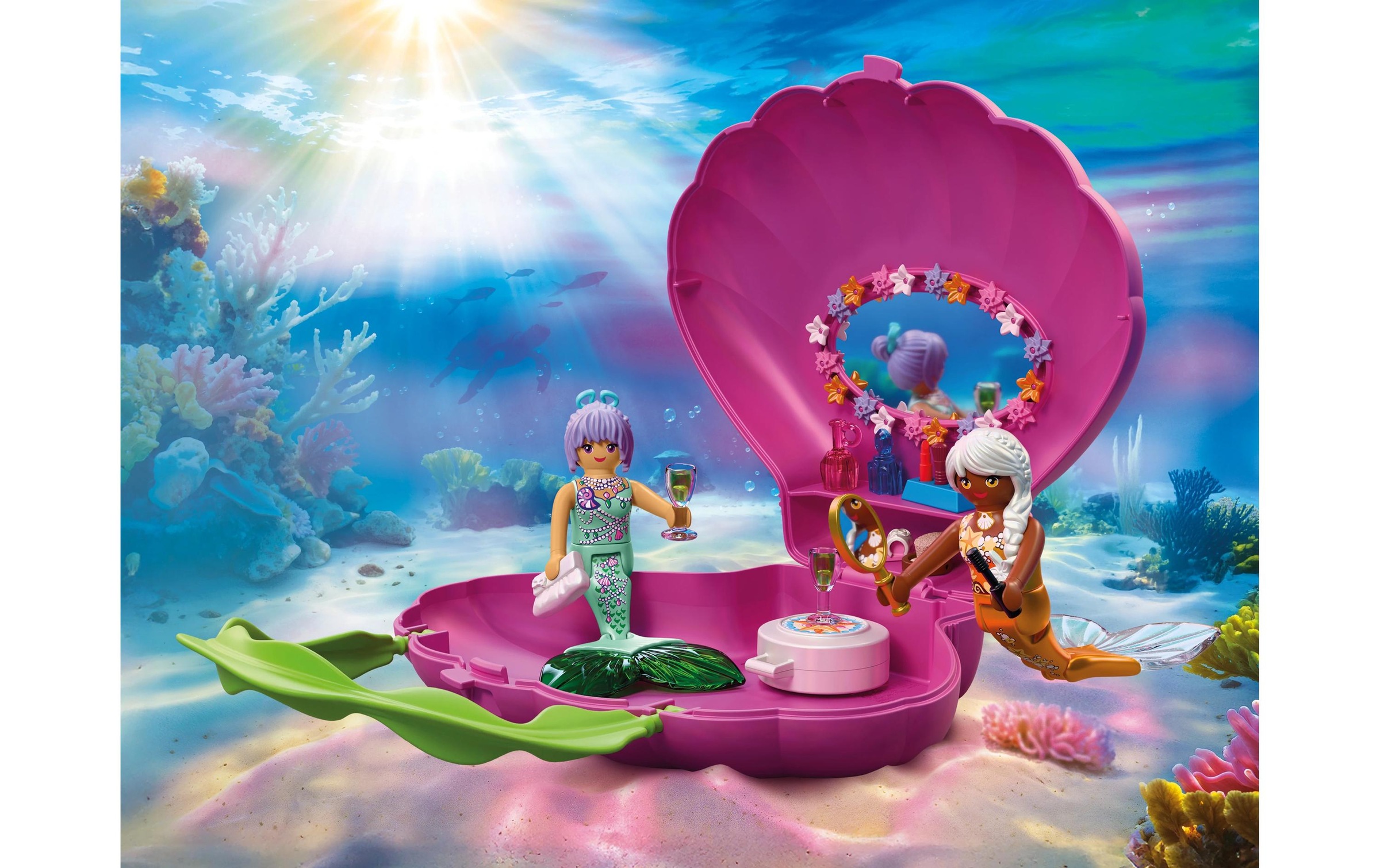Playmobil® Jeu de construction »Muscheltasche Meerjungfrauen (72105), Fantasy & Magic«