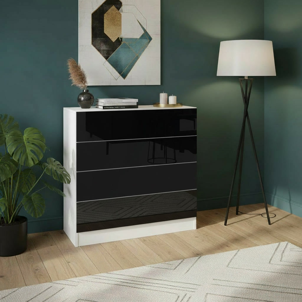 borchardt Möbel Commode »Vaasa, Kommode mit 4 Schubkästen auf Kugelführungen«