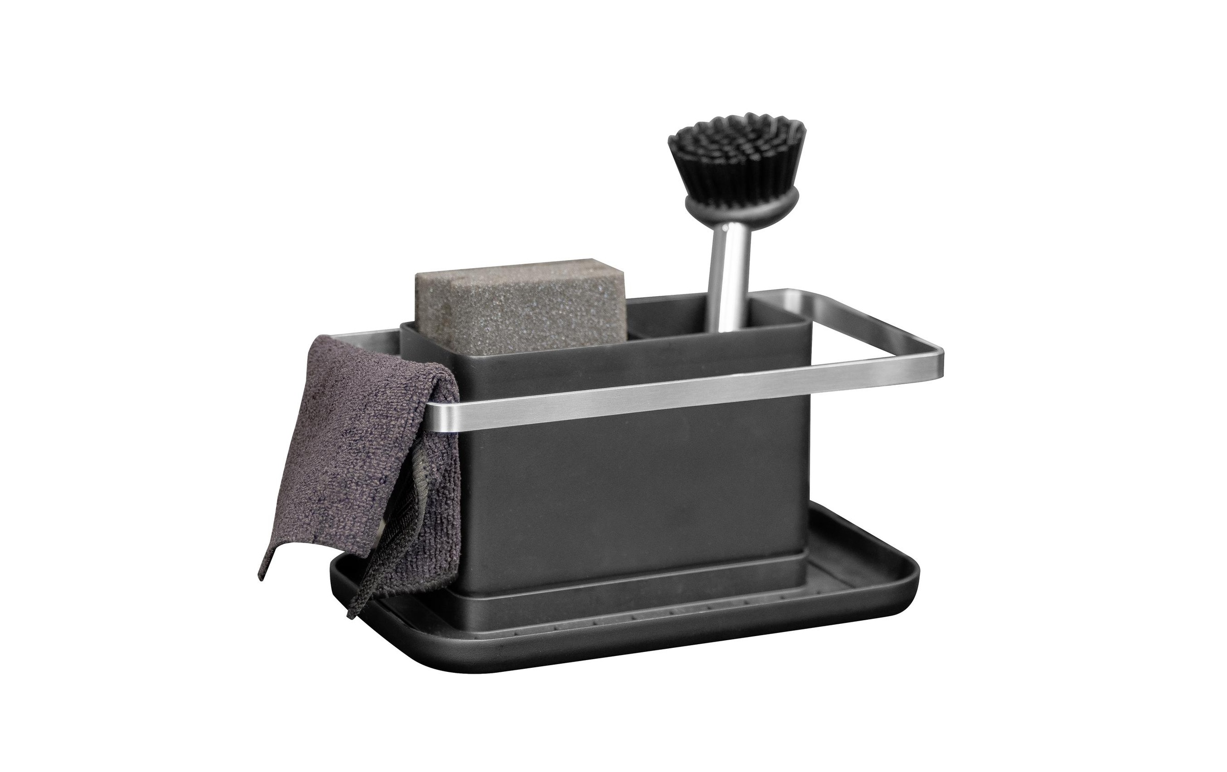 WENKO Küchenorganizer-Set »STELLA« Spülorganizer mit abnehmbarem Abtropfbehälter