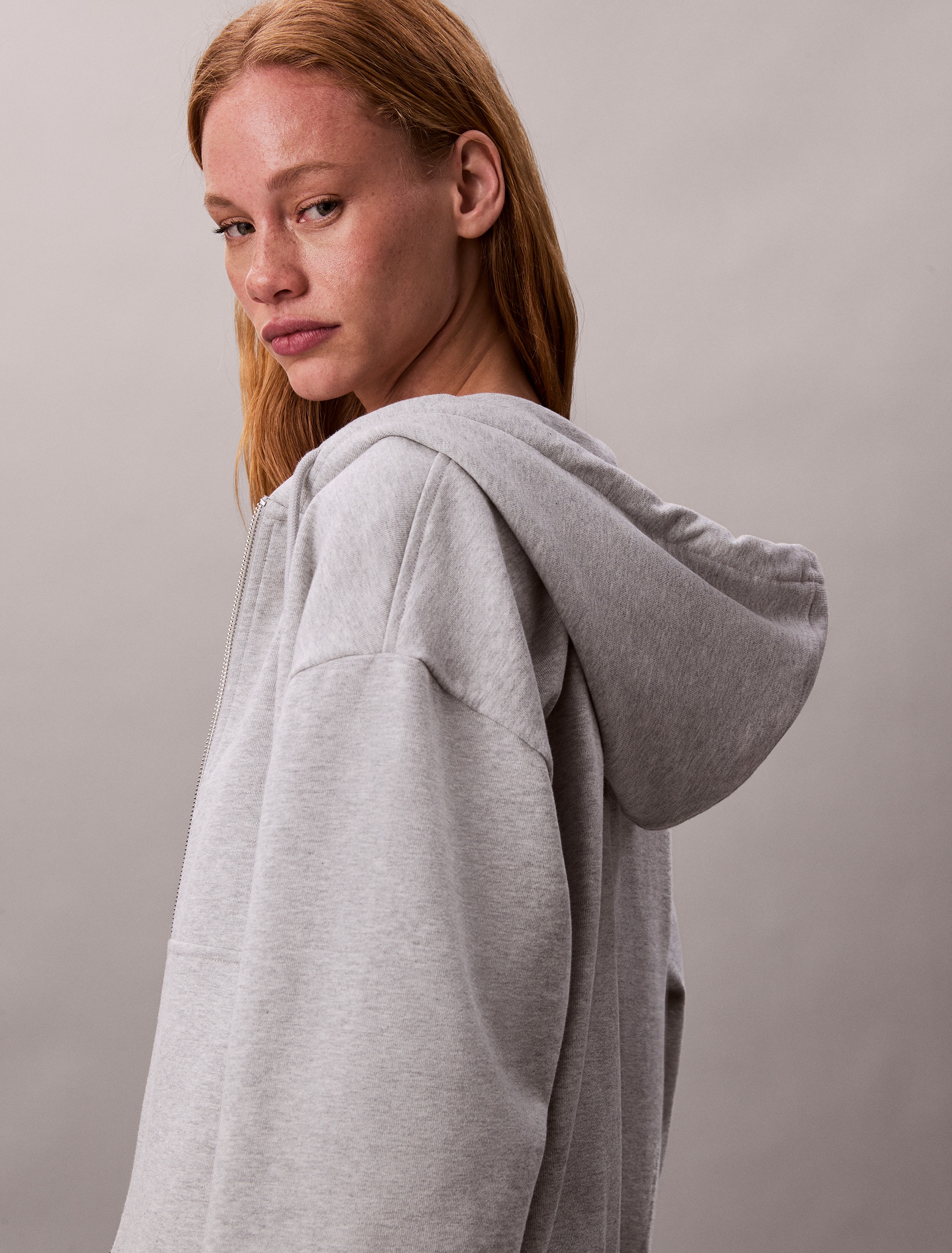Calvin Klein Jeans Kapuzensweatshirt »ARCHIVE LOGO FRENCH TERRY FZ HOO«, Mit Rundhalsausschnitt, regular fit
