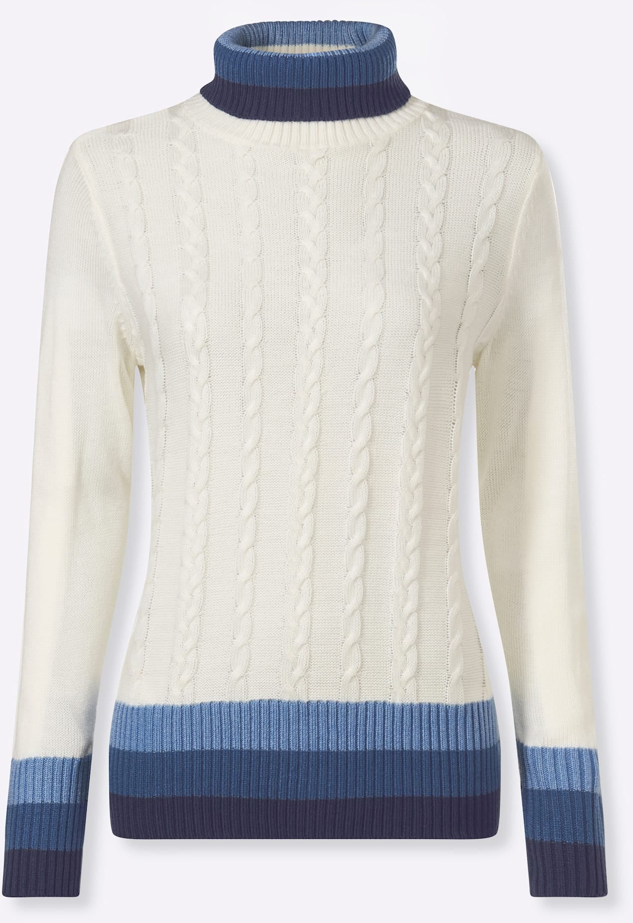 Classic Basics Pull à col roulé »Rollkragen-Pullover«
