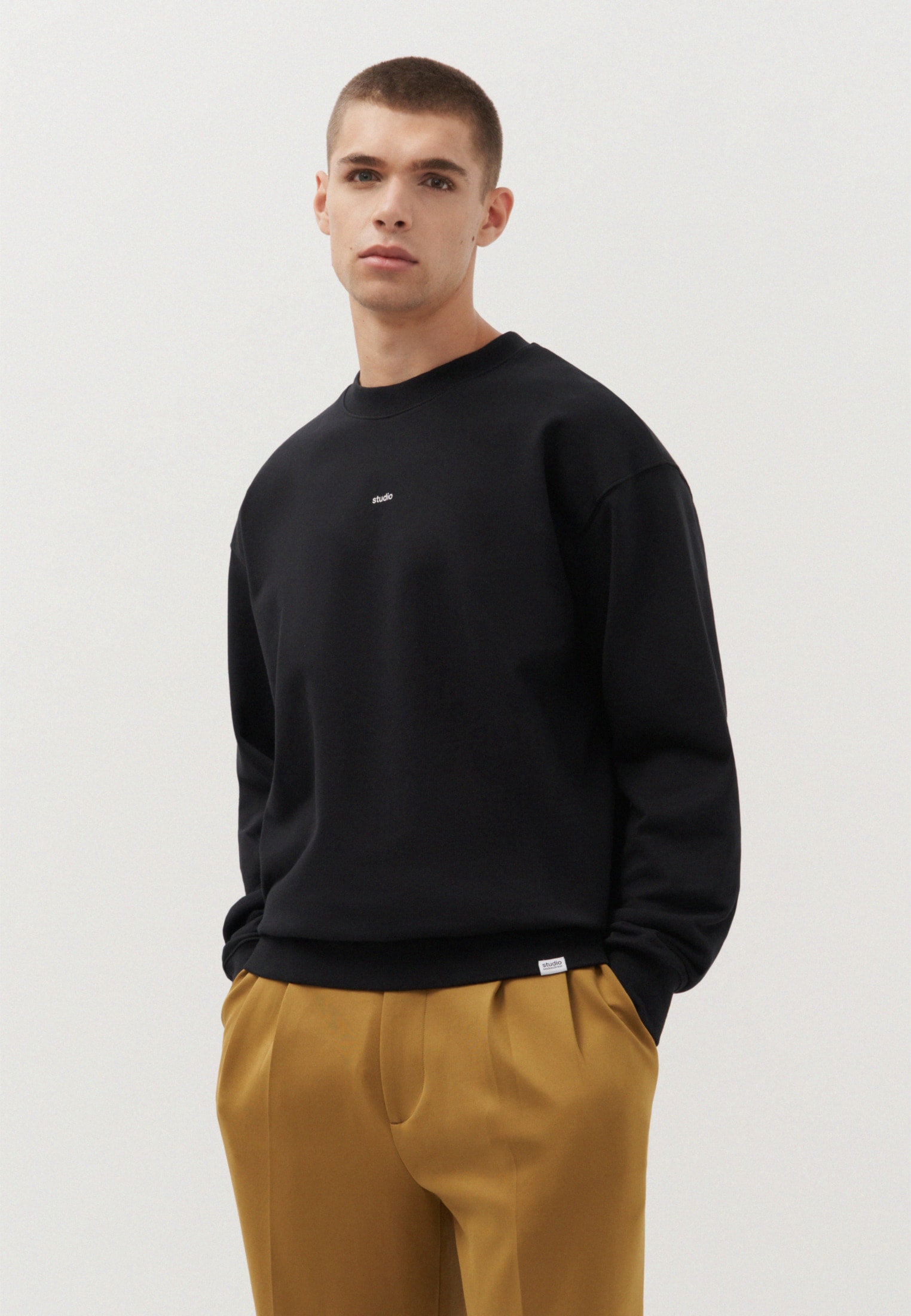 studio seidensticker Sweatshirt »Studio« Langarm Rundhals Uni