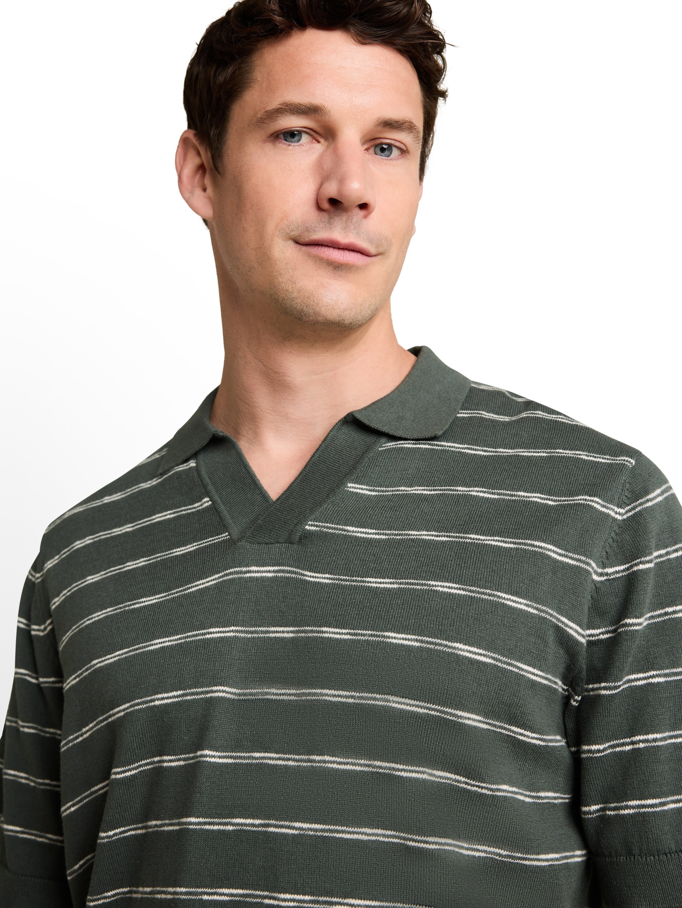 TOM TAILOR Polokragenpullover Sommer-Polo mit Streifen