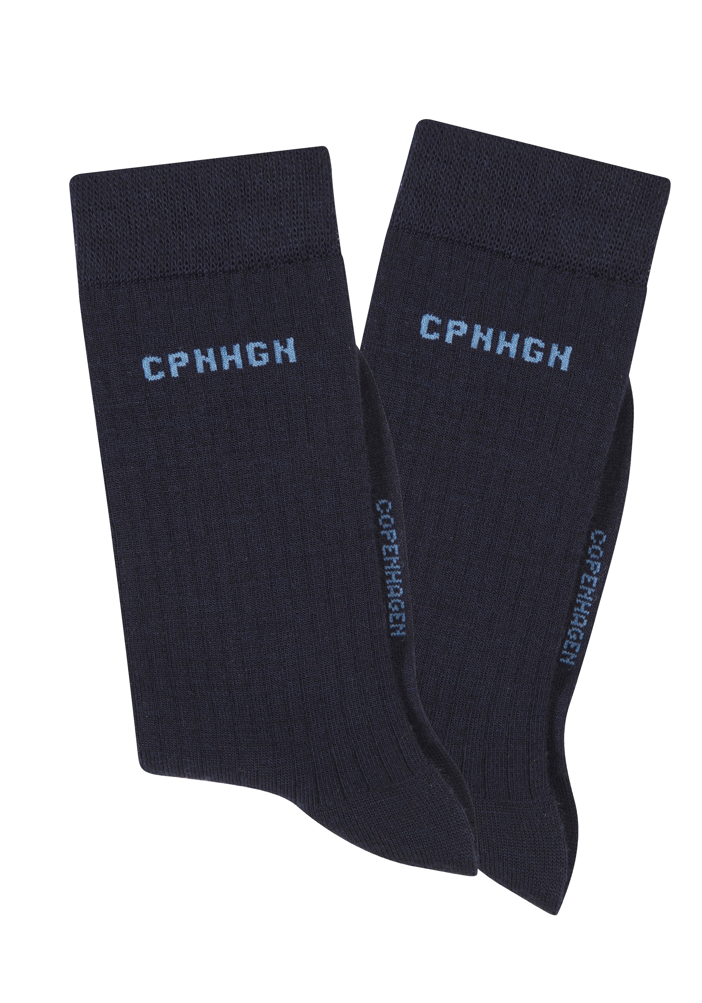 Copenhagen Studios Chaussettes basiques Paquet, 2 Couple tlg. Côtelé, avec laine chaude