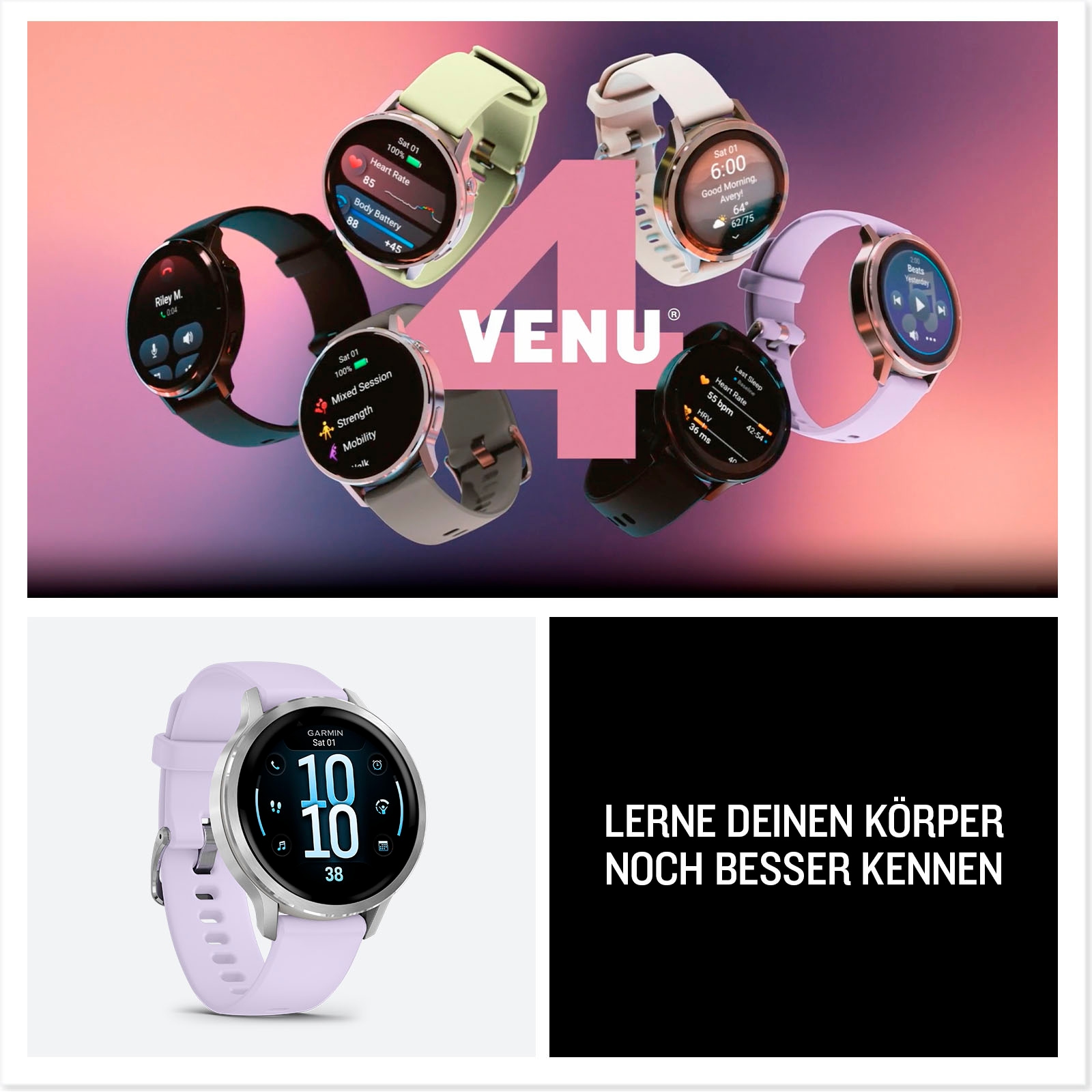 Garmin Smartwatch »Venu 4«(41/ 1,2 ″) Garmin