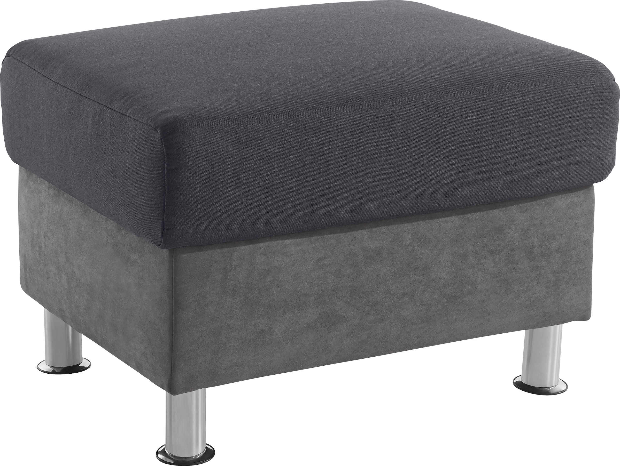 TRENDMANUFAKTUR Tabouret au choix avec ressorts confortables, positionnable librement dans la pièce