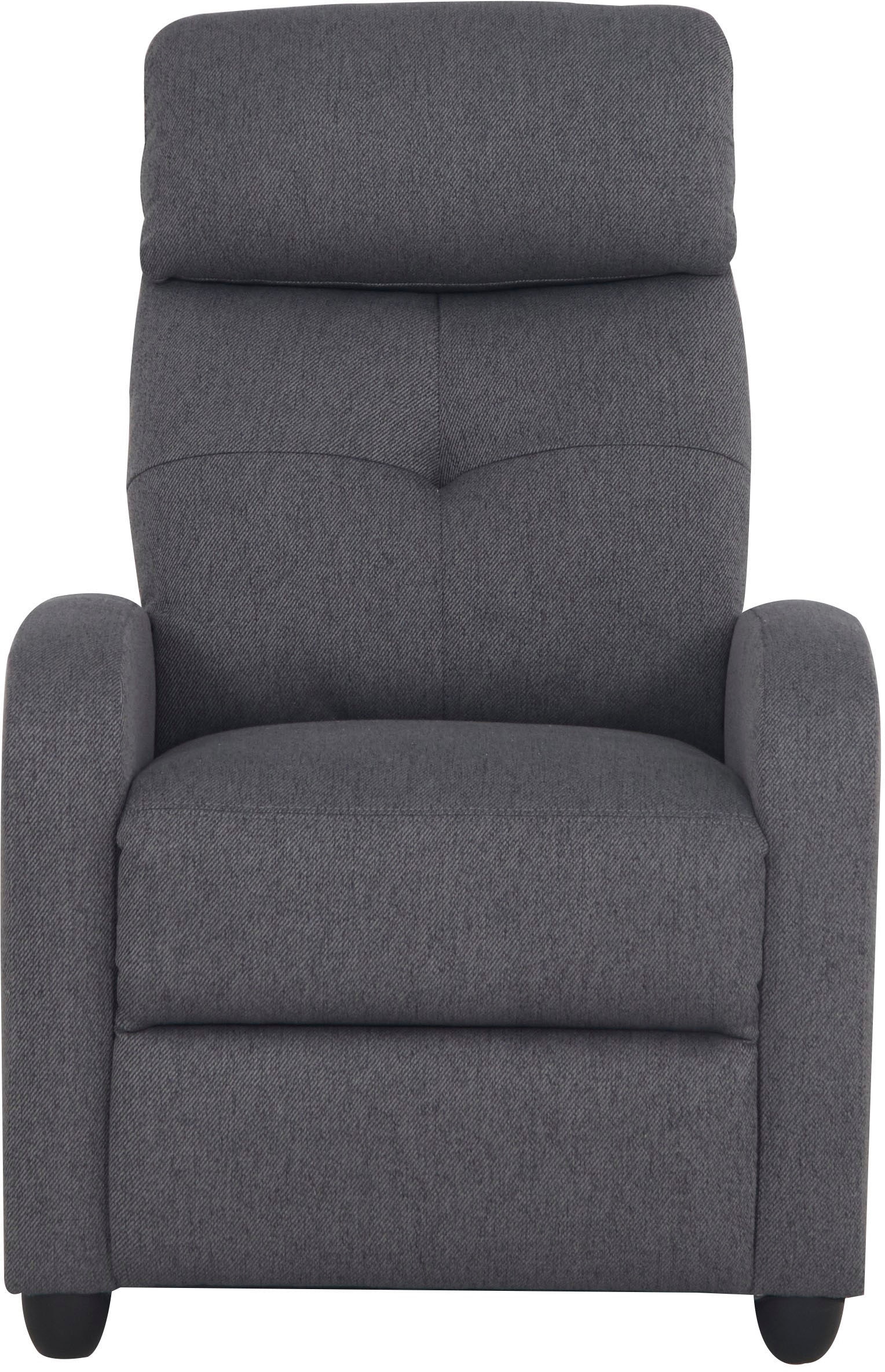 Home affaire Relaxsessel »VESOUL, TV-Sessel, Ruhesessel mit Schlaffunktion, Webstoff« Loungesessel mit manueller Relax- und Liegefunktion (105°-135°)