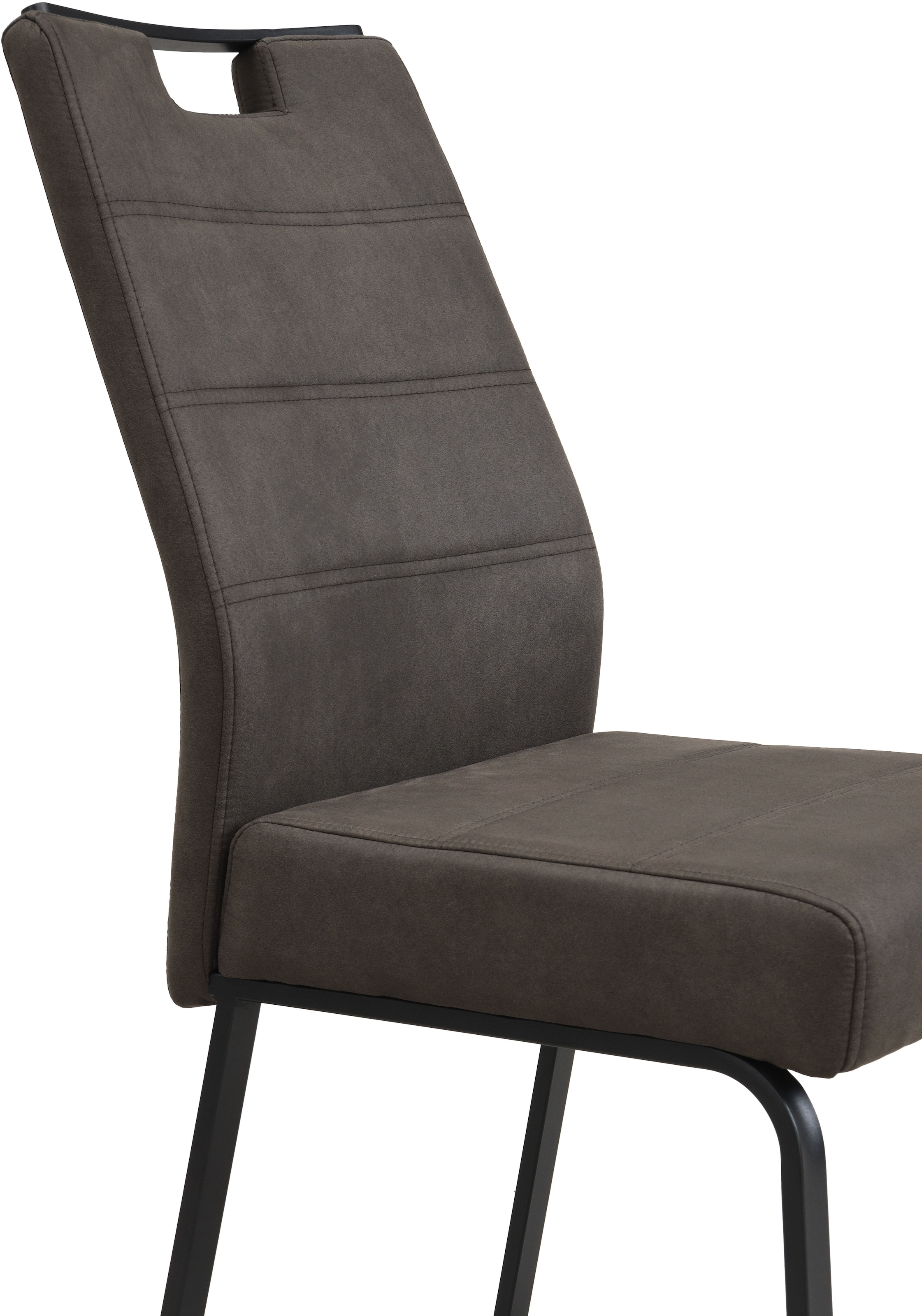 HELA Chaise à 4 pieds »ELVAS« () 1 cuislargeur d'assise XL, avec ressorts, charge max 140kg, look vintage