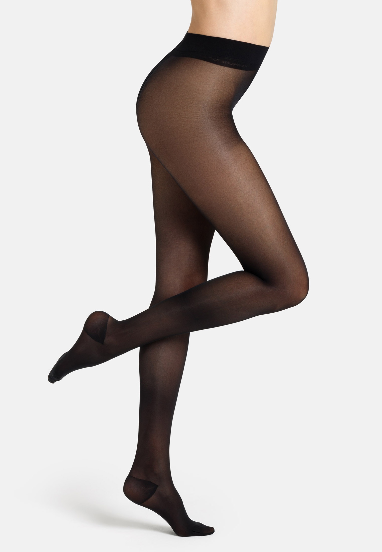 Camano Collants fins 40 2 Stück,  Vorgeformter Fuss mit verstärkter Ferse und Fussspitze