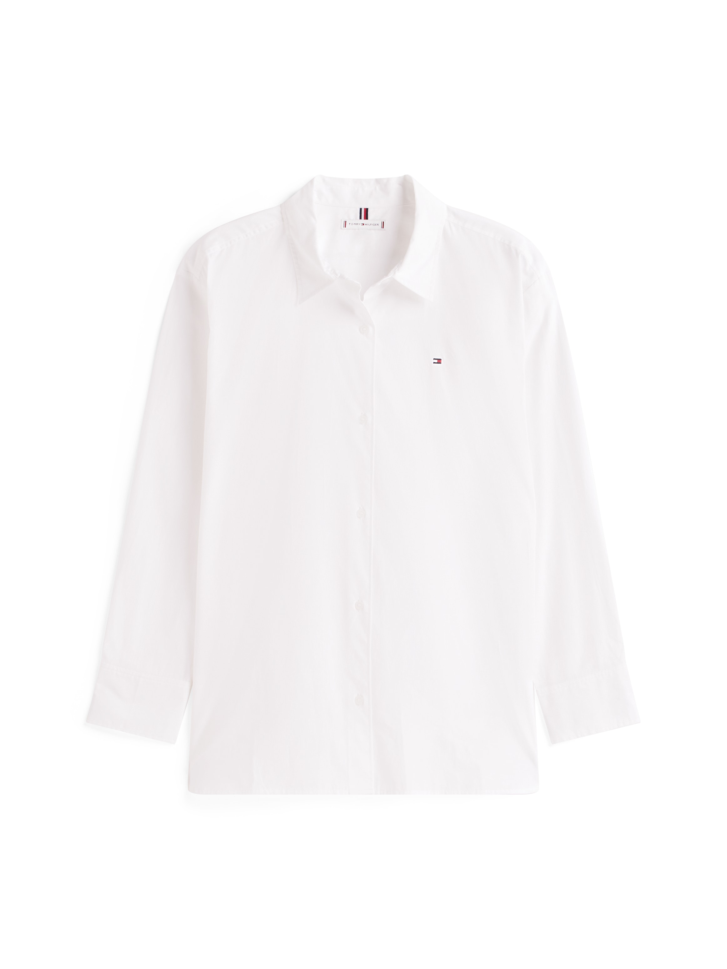 Tommy Hilfiger Langarmbluse »ESS POPLIN EASY FIT SHIRT« Baumwolle