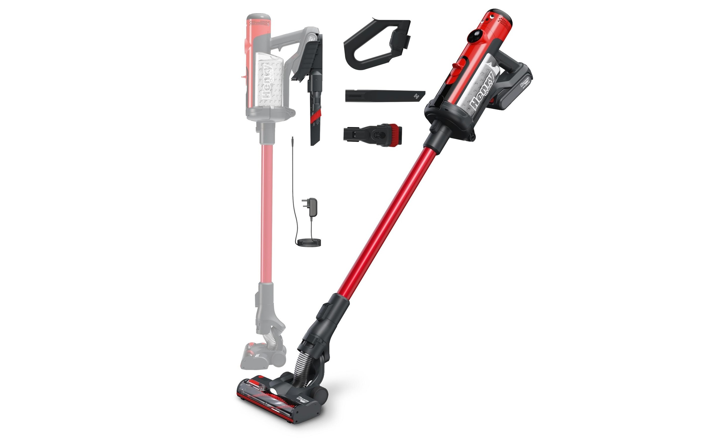 Numatic Akku-Hand-und Stielstaubsauger »Numatic HenryQuick rot«