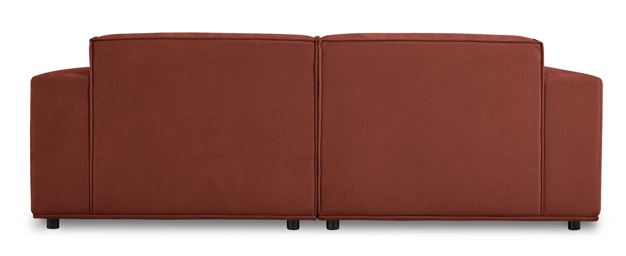 Home affaire 3-Sitzer »Avelin, 228 cm, Chenille, Struktur-Boucle« mit Wellenunterfederung, Kedernaht, bodentief, Skandi-Design