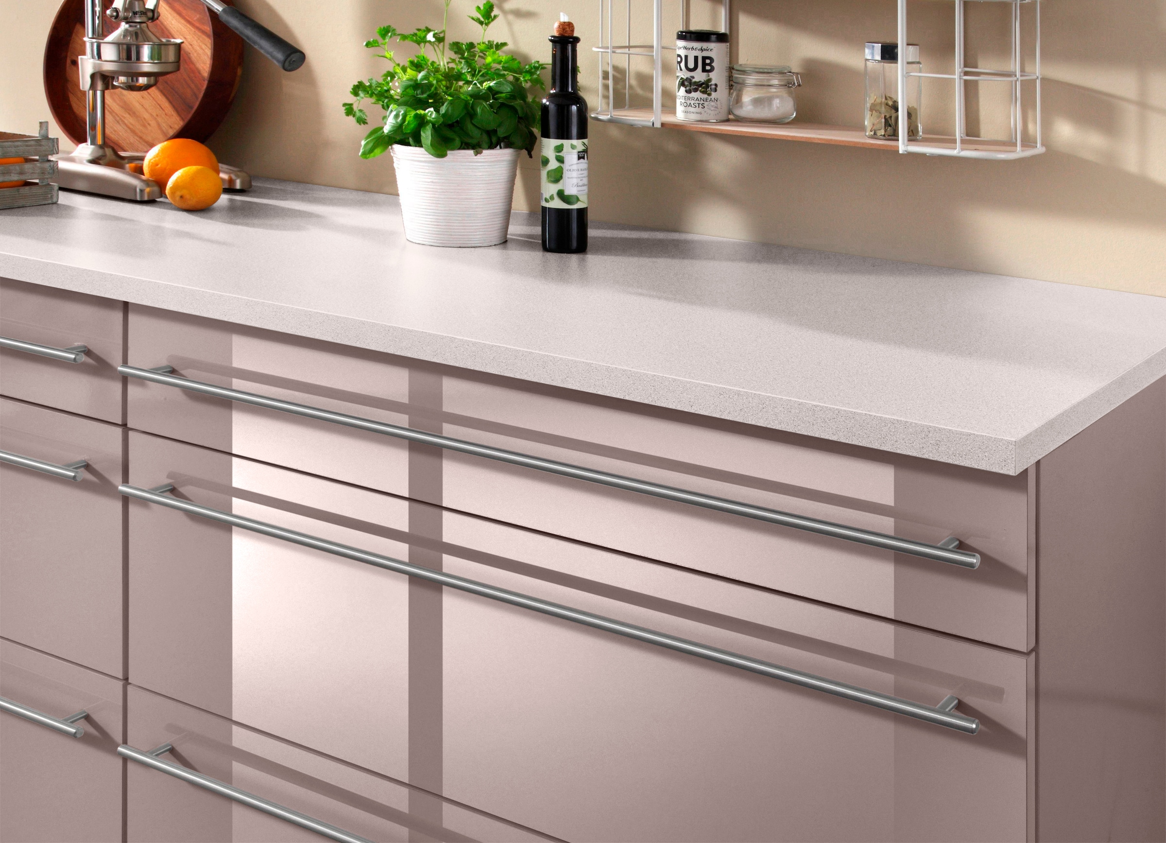 wiho Küchen Küche »Chicago, TOPSELLER« ohne E-Geräte, Gesamtbreite 180 cm