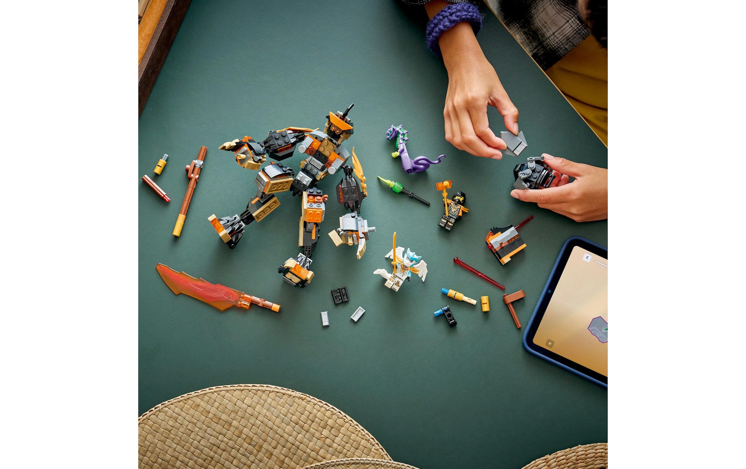   Pions de construction »Ninjago Coles Action-Mech und Drachen-Zane 71854« Kategorie: Fantasy-Welt