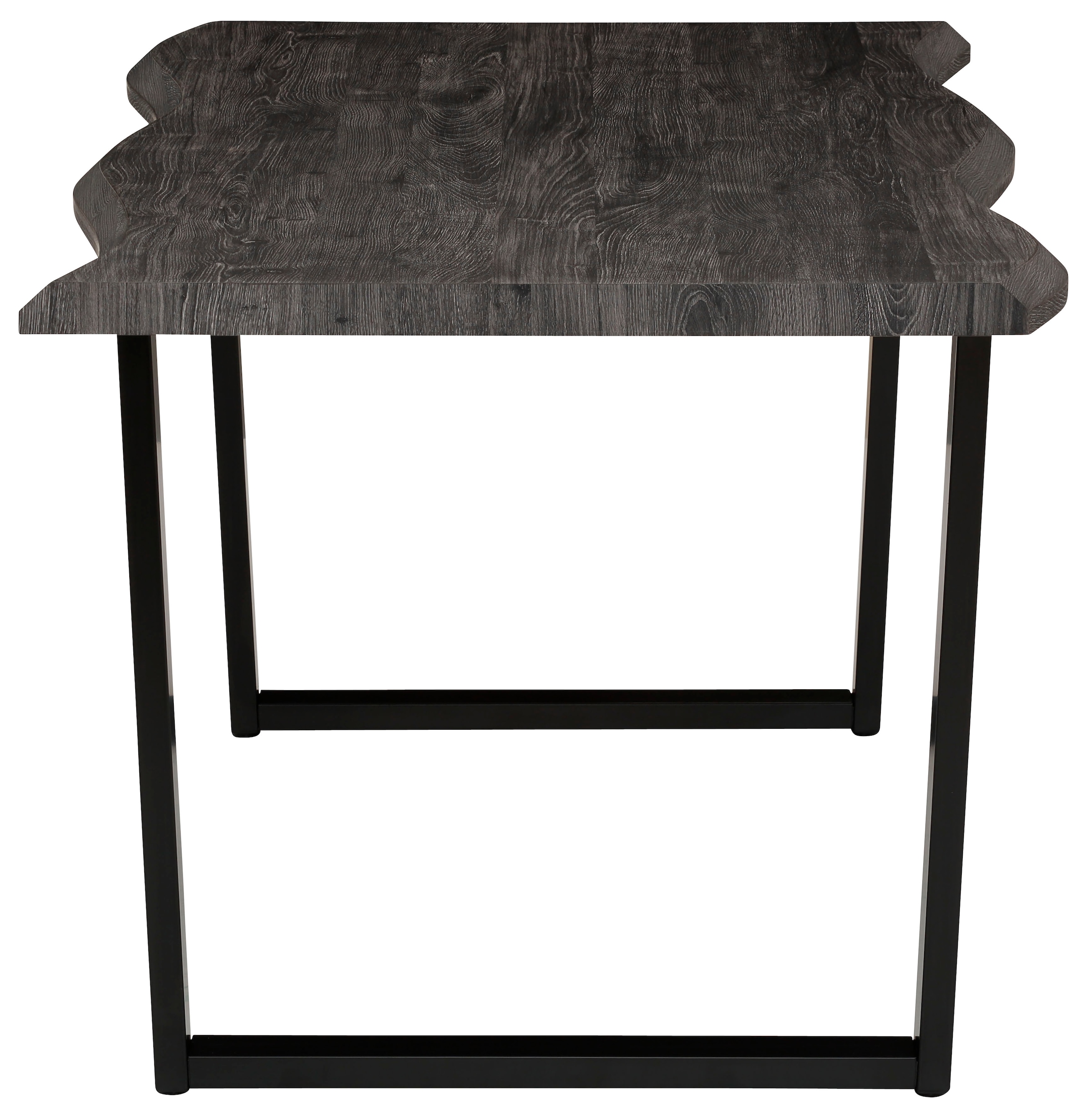 HELA Table de salle à manger »GISELLE Baumkantentisch, Küchentisch, TOPSELLER! OTTOs Choice« Kufengestell Metall, Industrial Design, 140 - 200 cm Breite, 2 Farben