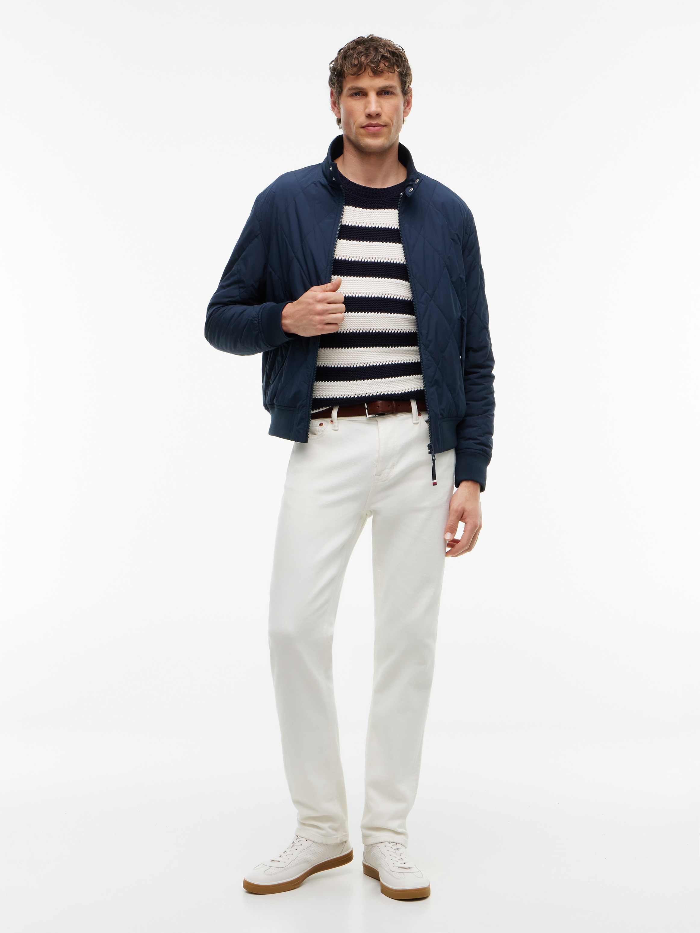 Tommy Hilfiger Blouson »PACKABLE QUILTED HARRINGTON« mit Stehkragen, wasserabweisendes Finish