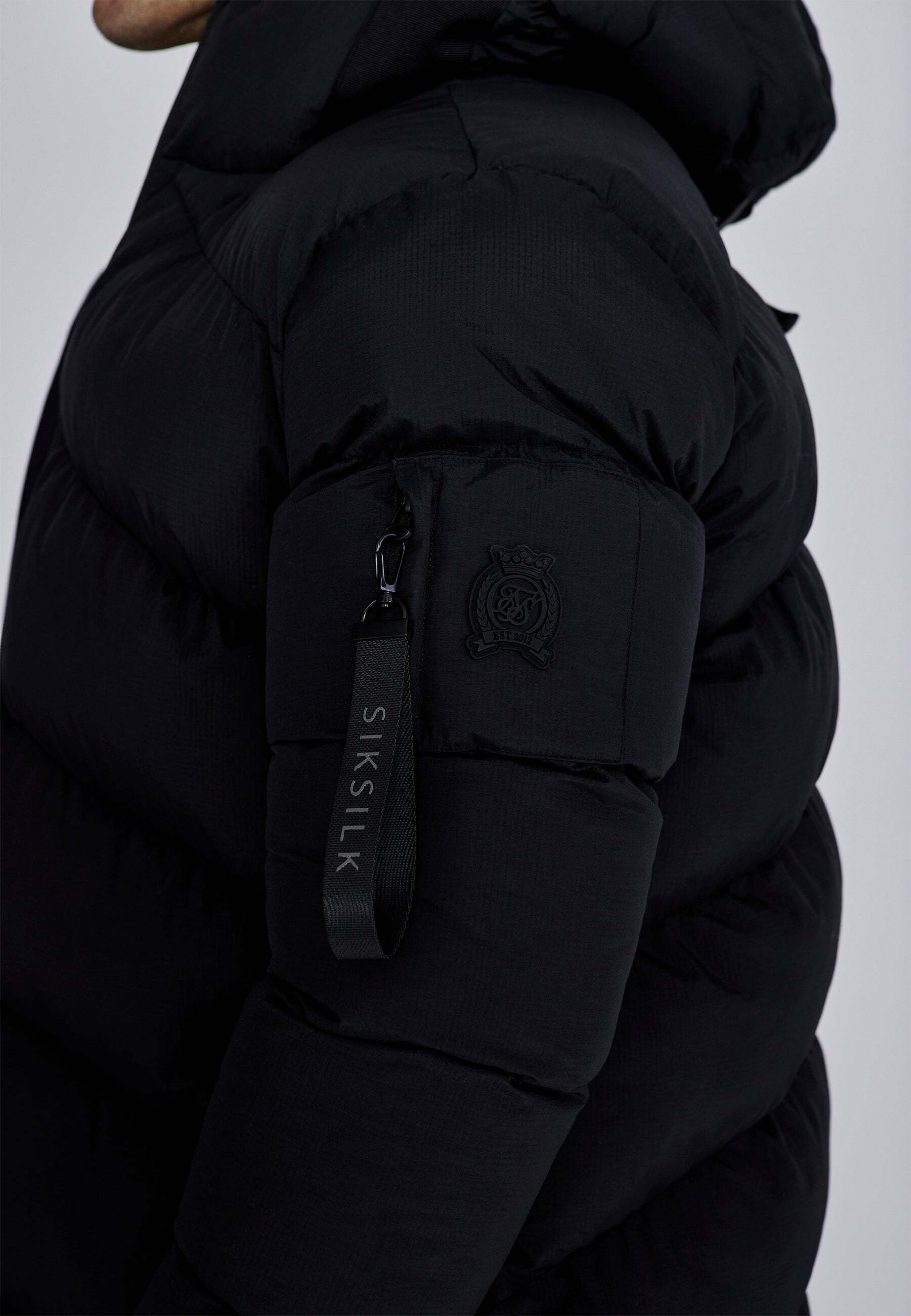 Siksilk Veste d'hiver »Siksilk Wintermantel Longline Puffer«