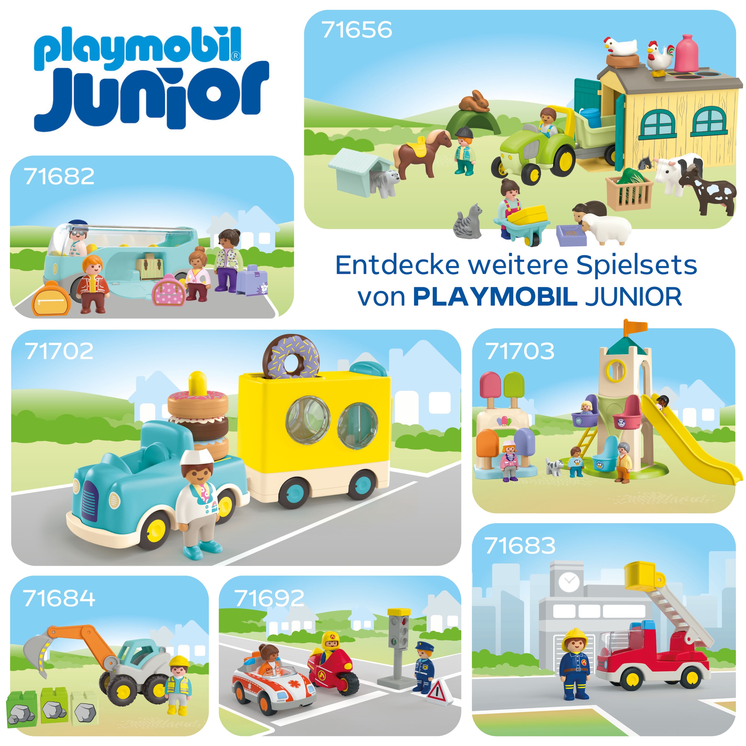 Playmobil® Jeu de construction »Meine Mitnehm-Arche Noah (71681), JUNIOR« fabriqué en Europe