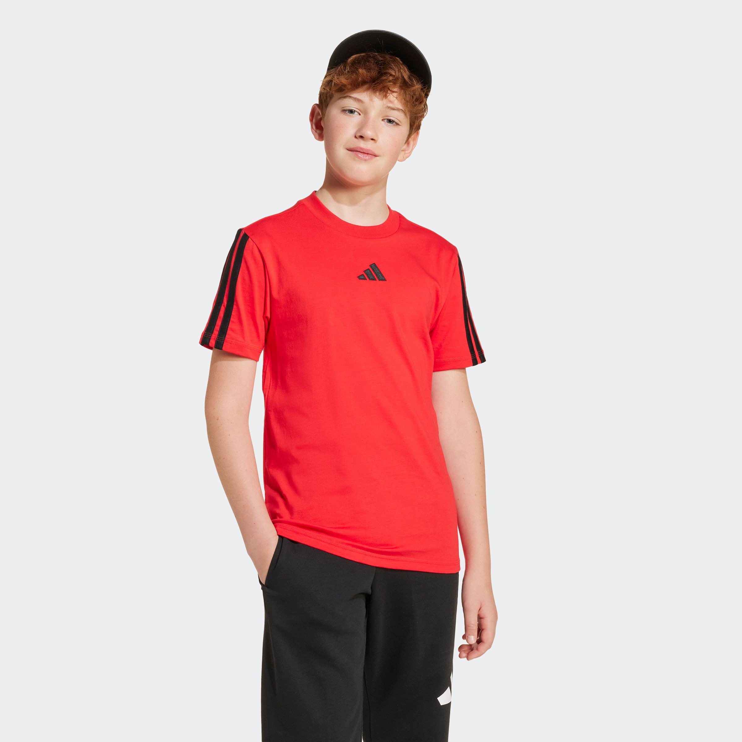 adidas Sportswear T-Shirt »J 3S TEE 160« sportlicher Stil, Rundhalsausschnitt, ohne Verschluss, für Kinder