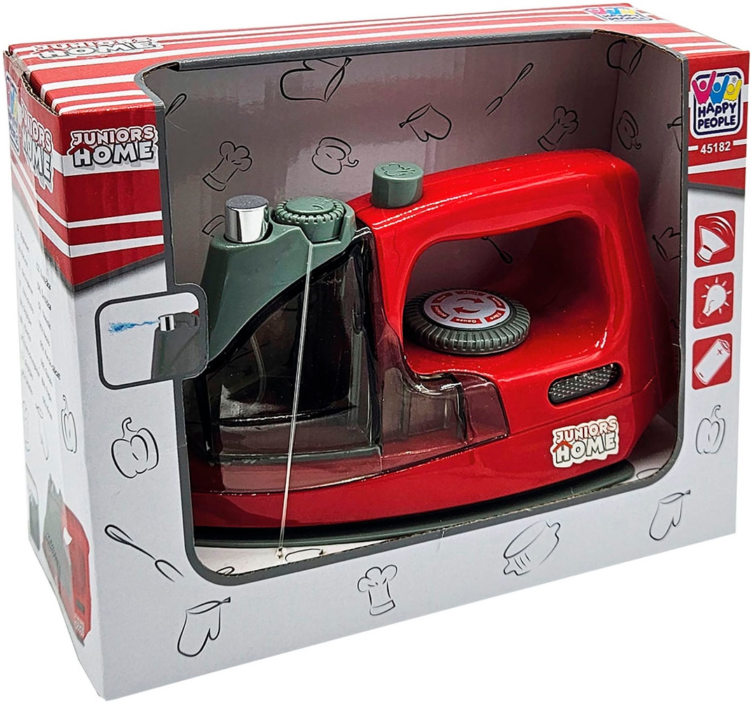 Happy People Kinder-Haushaltsset »Waschmaschine und Bügeleisen« mit Licht- und Soundeffekt