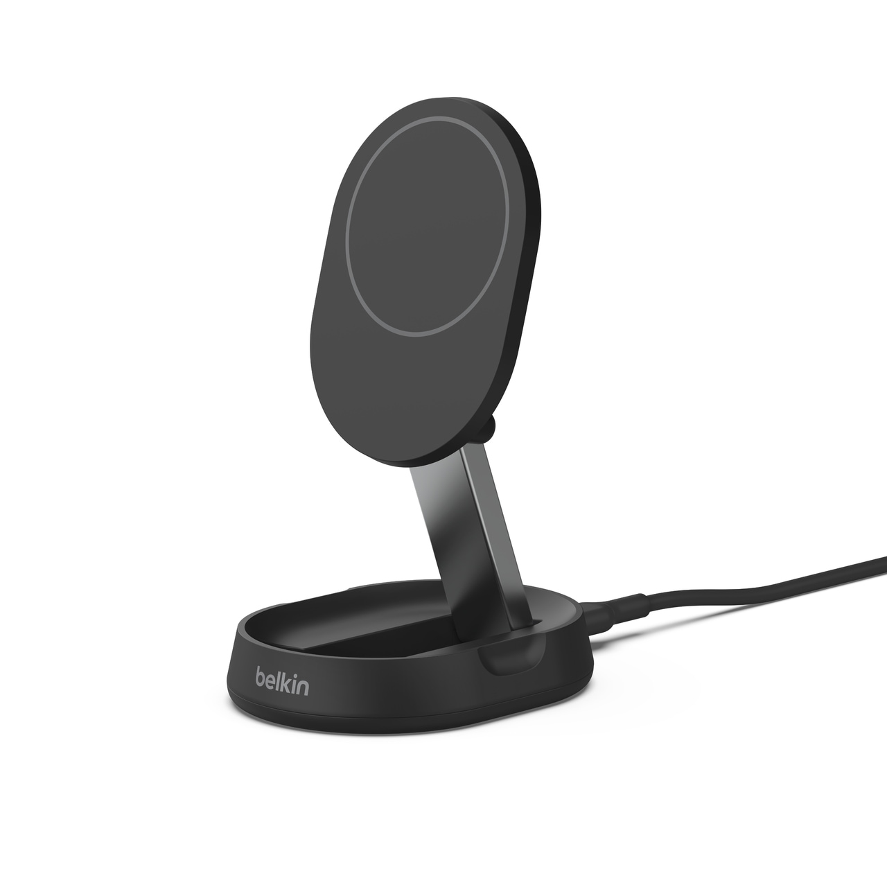 Belkin Wireless Charger »BoostCharge Pro verstellbare magnetische Ladestation mit Qi2 (15 W)« für Apple iPhone 12/13/14/15 mini/Pro/Max/Pro Max/Plus mit MagSafe
