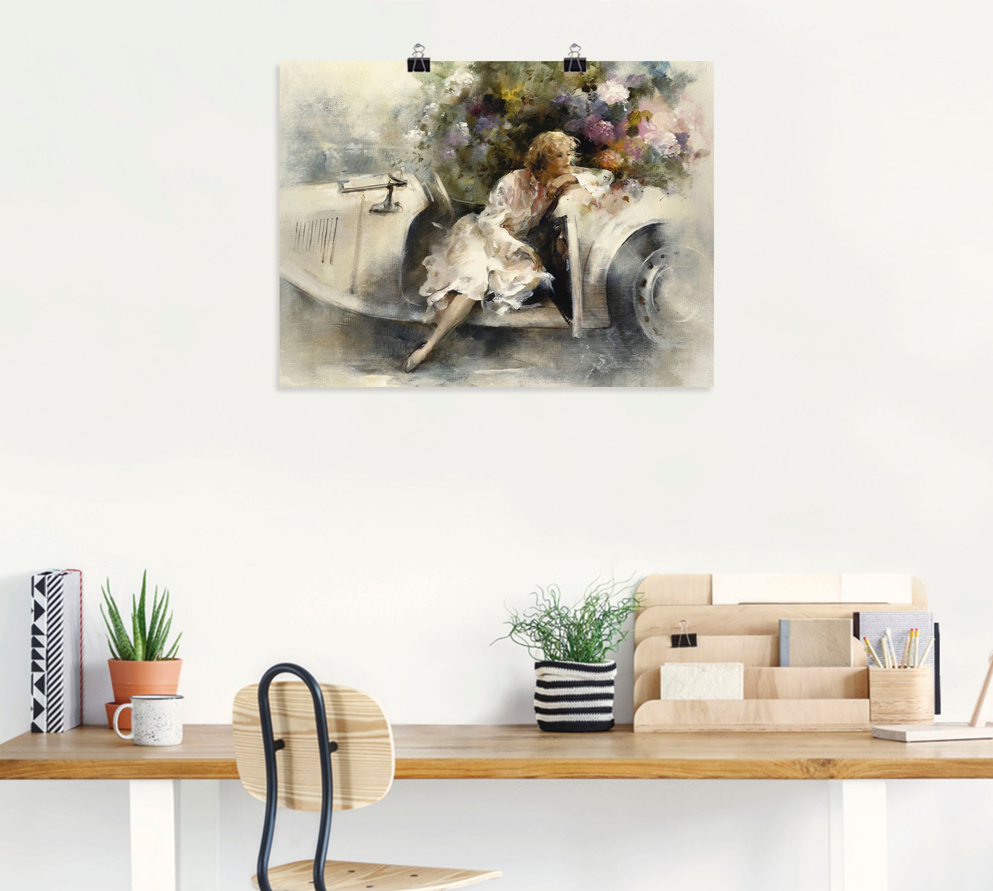 Artland Wandbild »Tagträumer« Frau 1 Stk. tlg. als Leinwandbild, Poster in verschied. Grössen