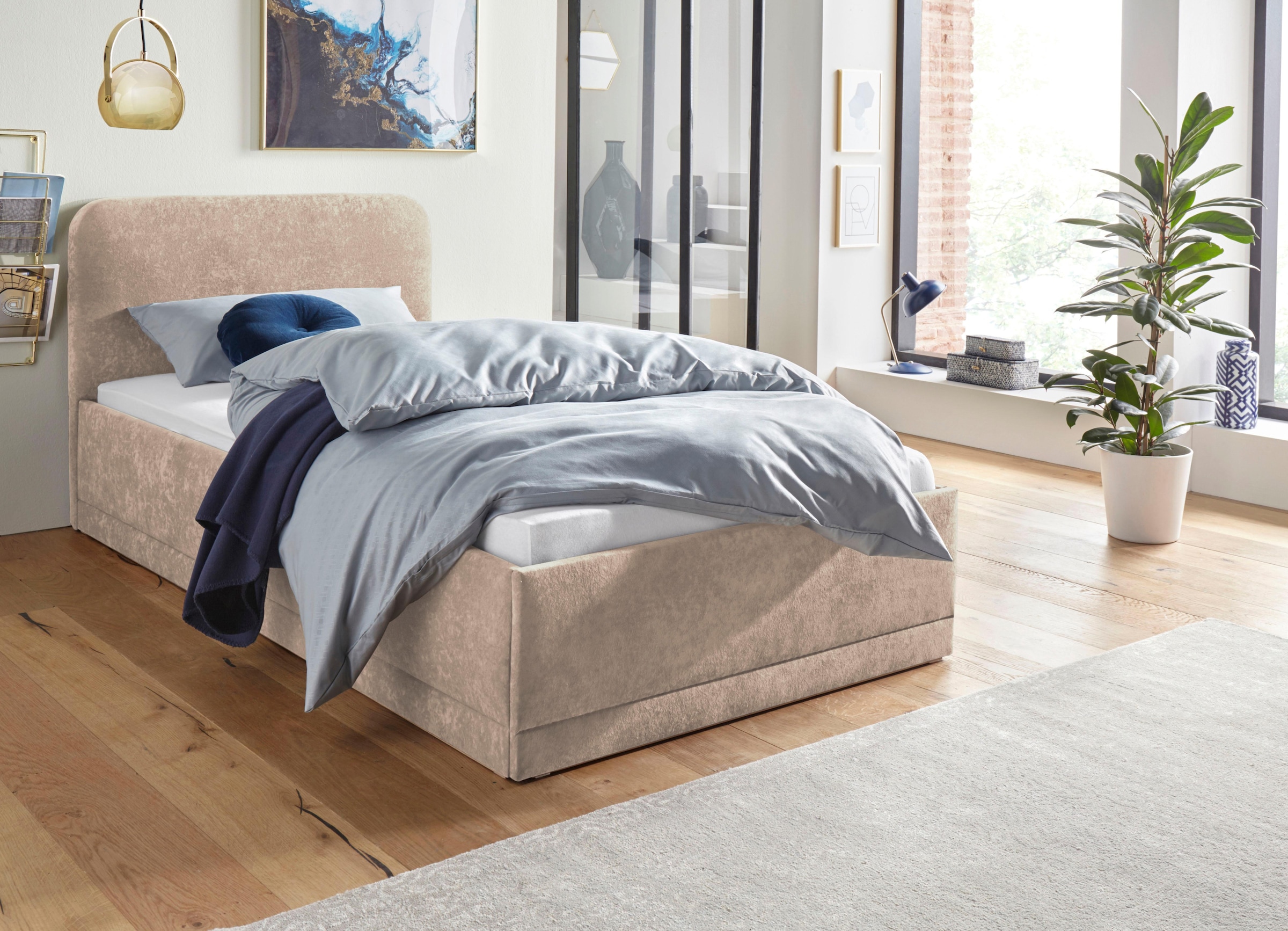 Westfalia Schlafkomfort Lit rembourré incl. coffre à lit pour version avec matelas
