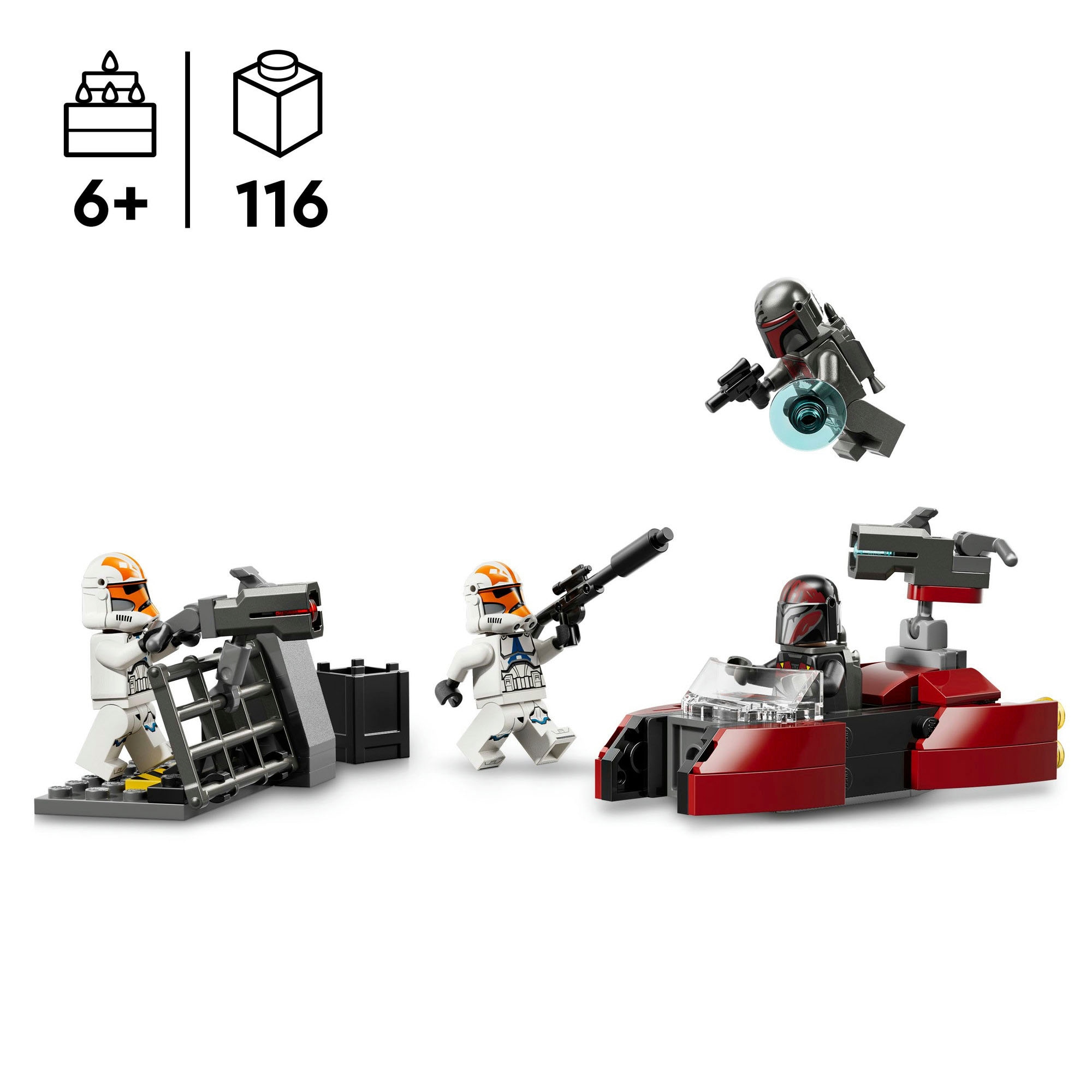 LEGO® Pions de construction »Belagerung von Mandalore Battle Pack (75449), LEGO Star Wars« Made in Europe