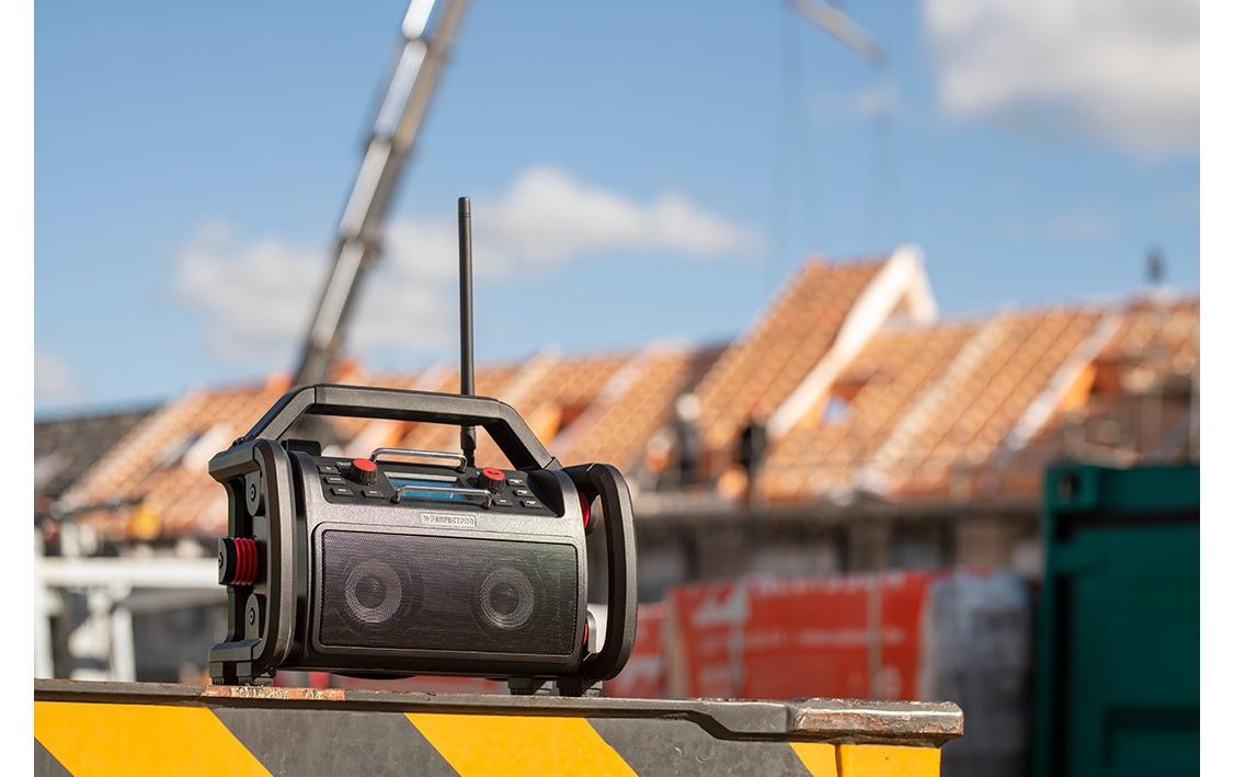 PerfectPro Baustellenradio »ROCKPRO« ( ) Display, Equalizer, MP3 Player, Powerbank, Senderspeicher