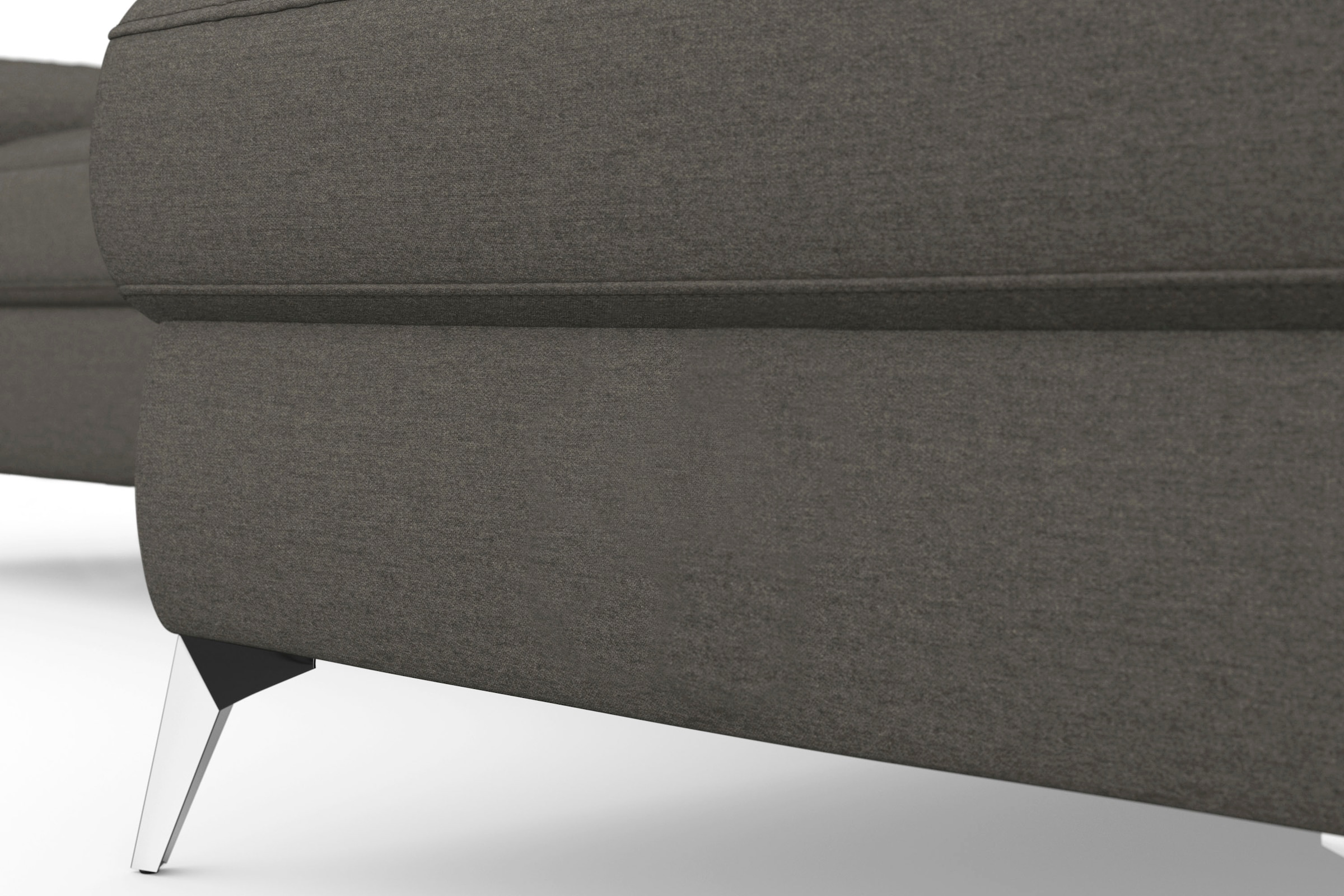 sit&more Canapé d'angle »Padua L-Form« inklusive Sitztiefenverstellung, Armteilfunktion und Federkern