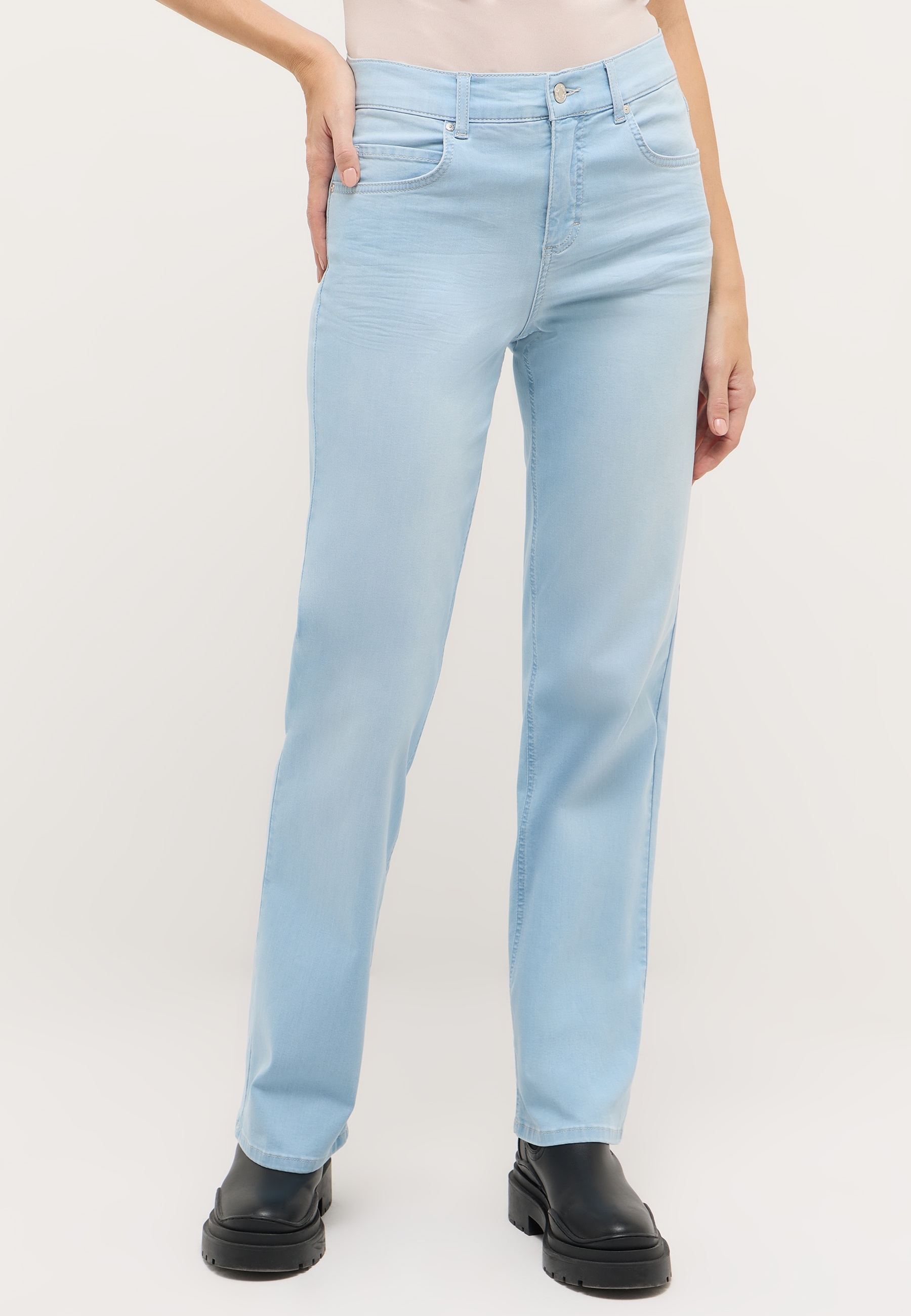 ANGELS Straight-Jeans »Lara« Wide Leg