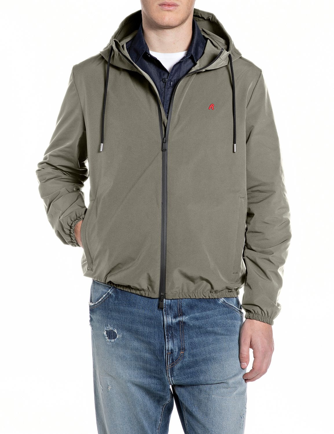 Replay Veste courte mit Kapuze mit Kapuze