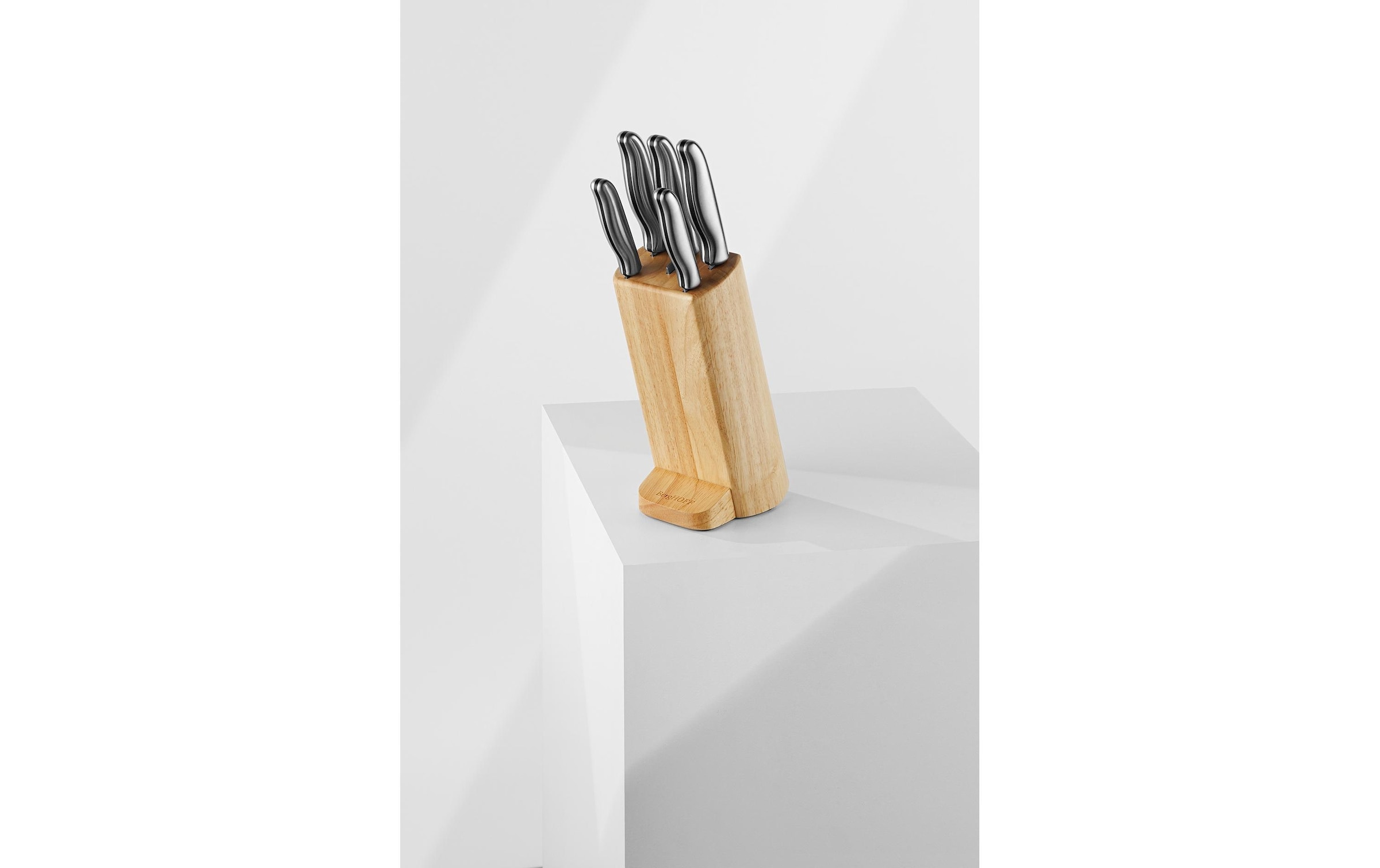 BergHOFF Bloc à couteaux »mit Messer Entity 6-teilig« 6 Rutschfester Messerblock mit 5 Messer