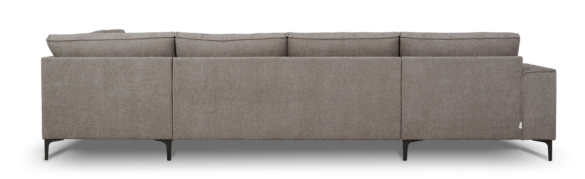 GOODproduct Paysage de salon »XXL Sofa Oland mit modernem Chenille-Bezug« U-Form, 345 cm, Wellenunterfederung, Skandi-Design, Metallfüsse