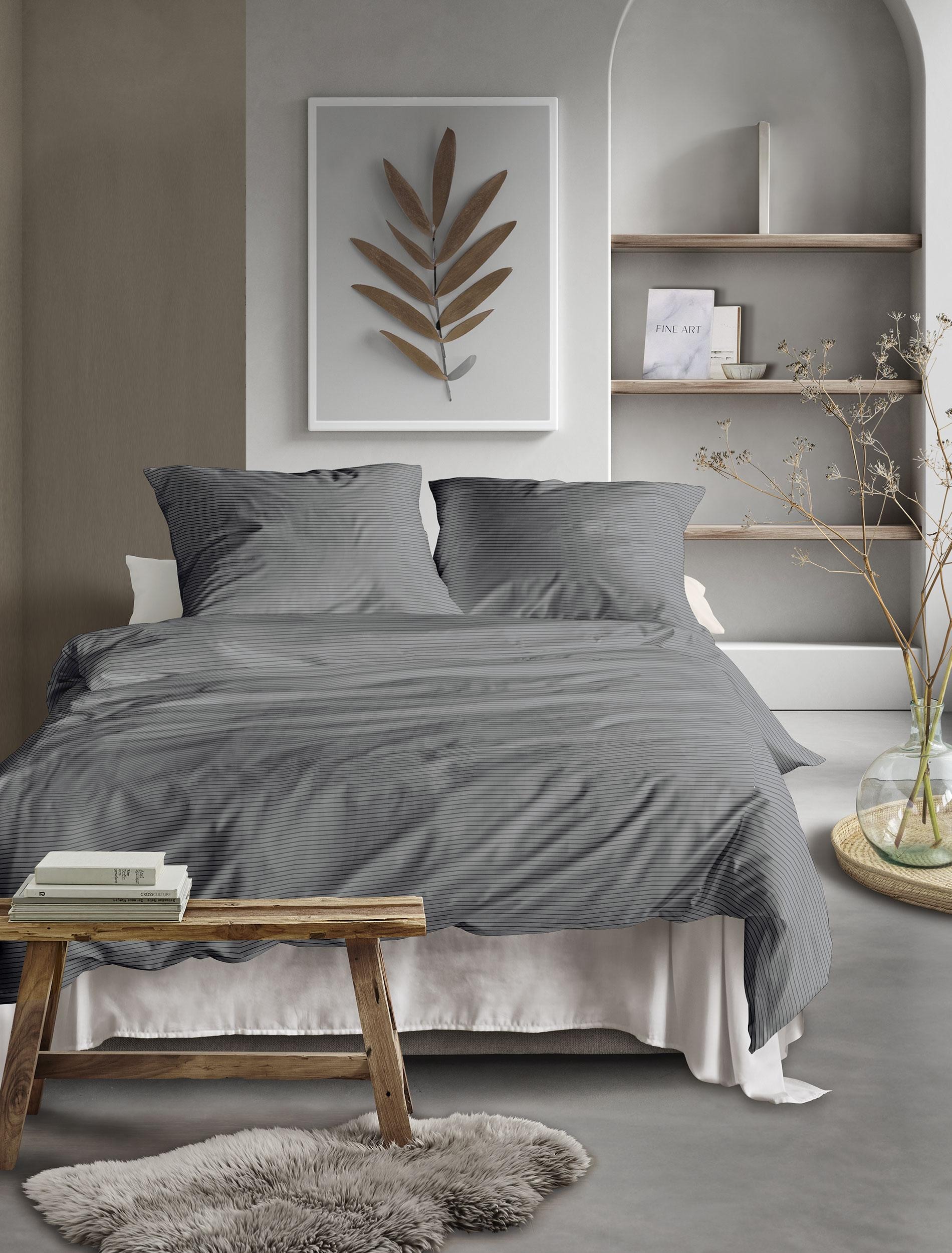 Irisette Linge de lit »Tokio 8607« 2 cuis brillance soyeuse, particulièrement douce et agréable pour la peau