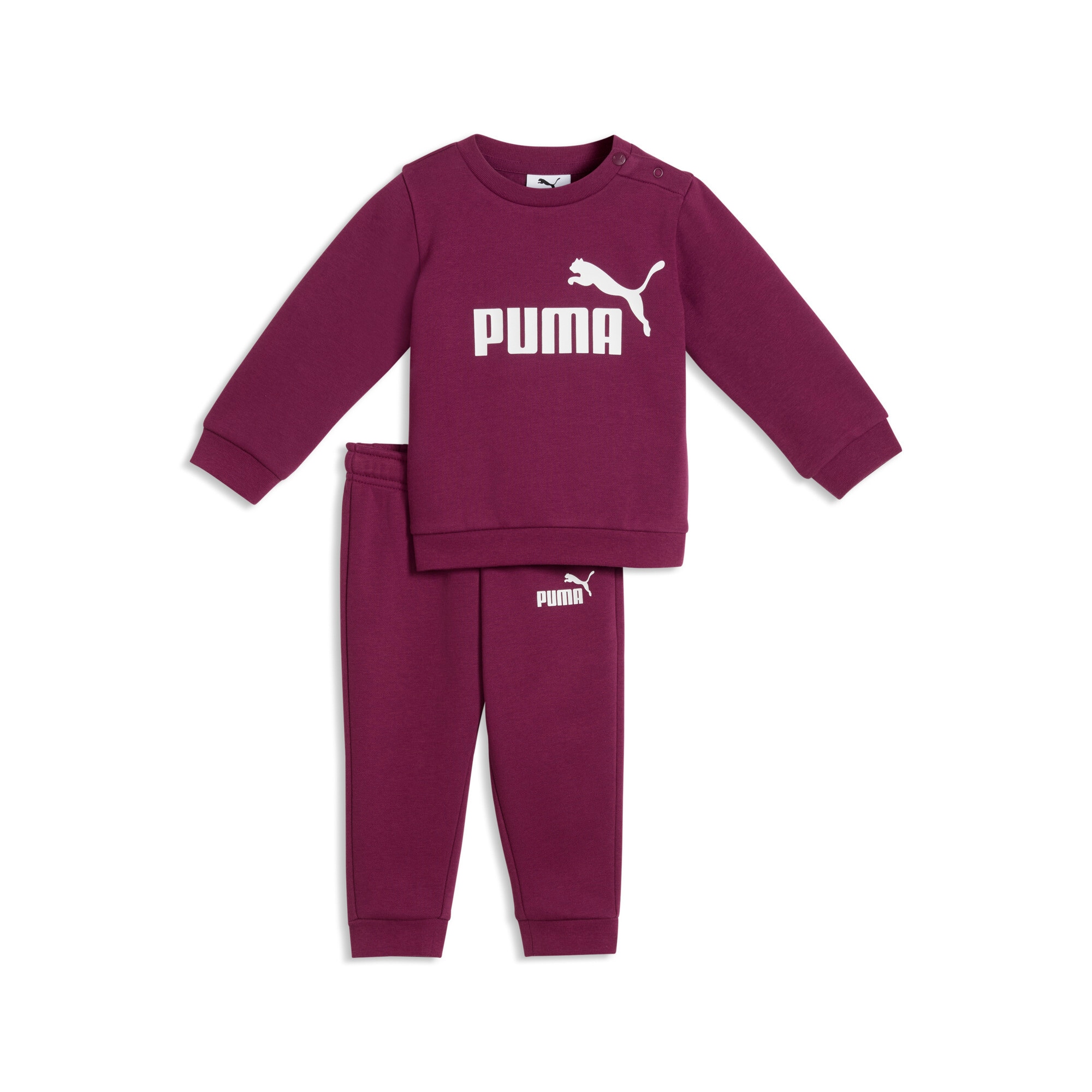 PUMA Combinaison d'entraînement »MINICATS ESS CREW SET FL INF« 2 en tissu polaire douillet