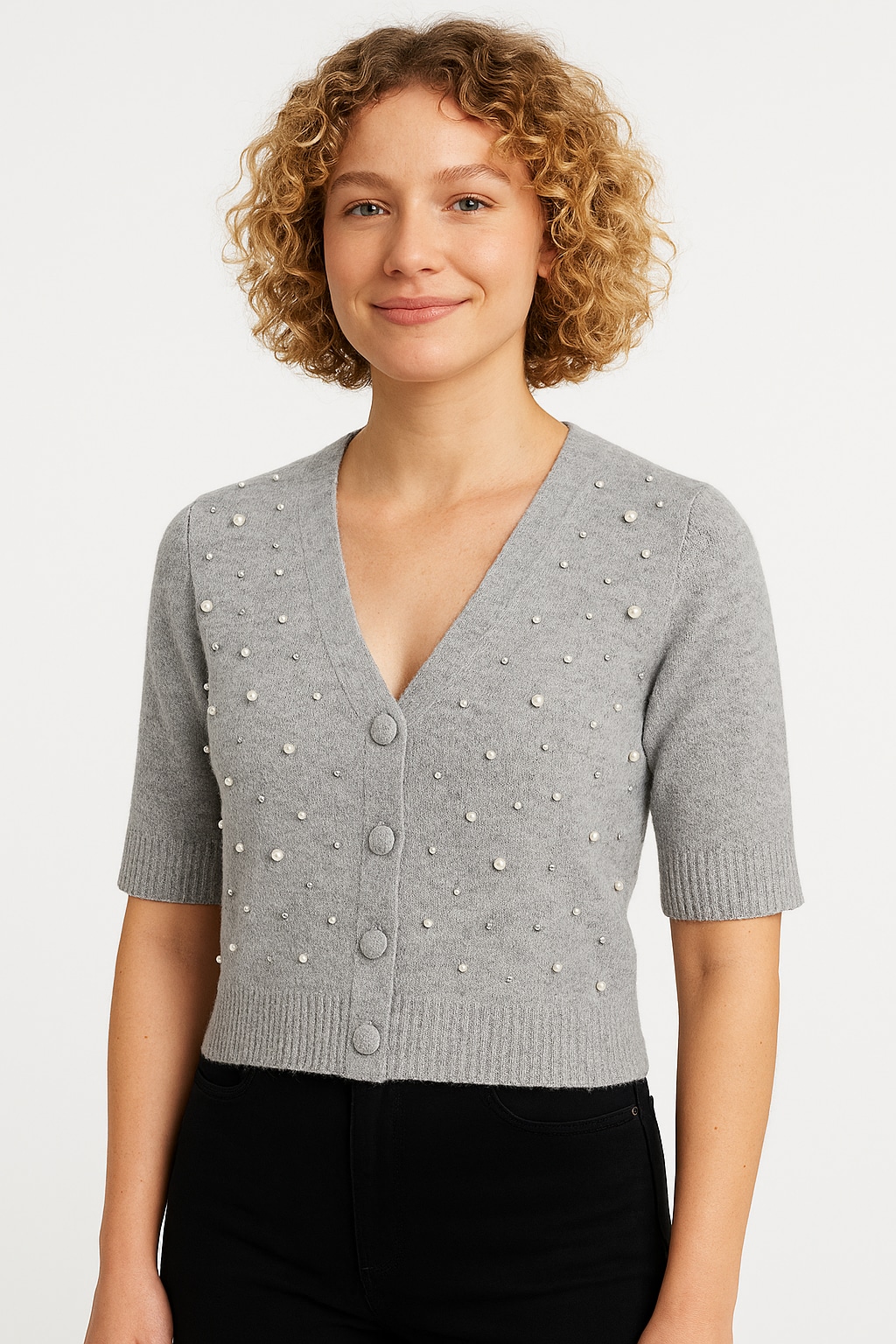 ONLY Veste en tricot »ONLRENE LIFE SS BLING CARDIGAN CC KNT«