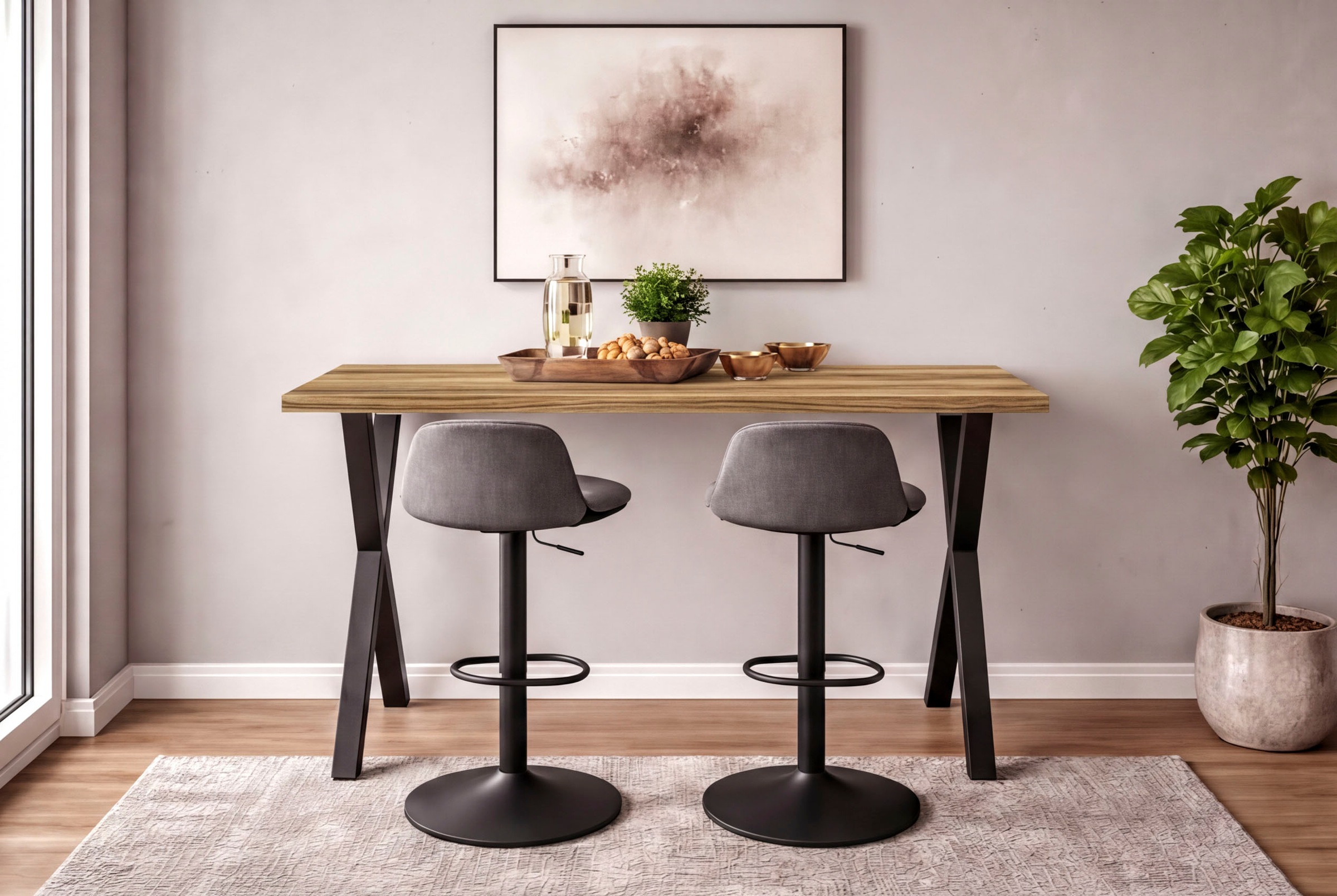Mäusbacher Tresentisch »Bartresentisch Metall« Bartresentisch Metallgestell, Höhe 109 cm