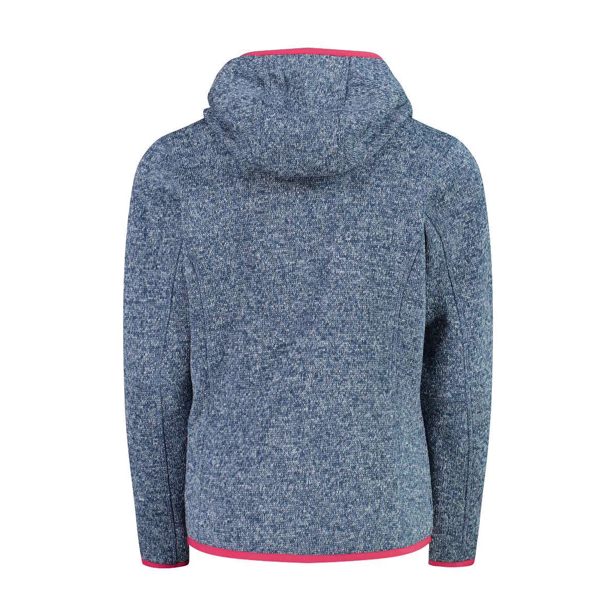 CMP Strickfleecejacke mit Kapuze Übergangsjacke für Kinder, mit Kapuze, mit Reissverschlusstaschen