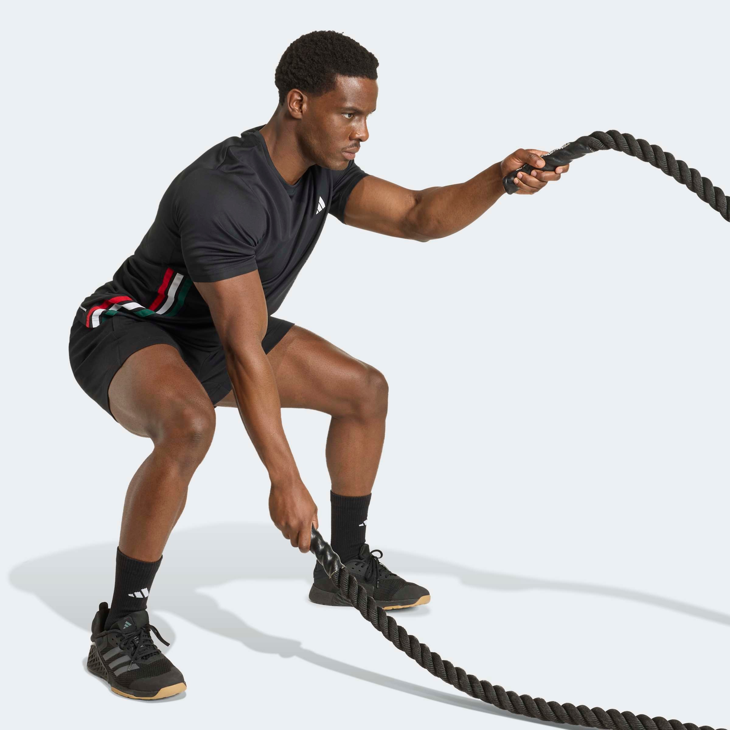 adidas Performance T-shirt »WORKOUT ESSENTIALS BASE 3-STREIFEN«