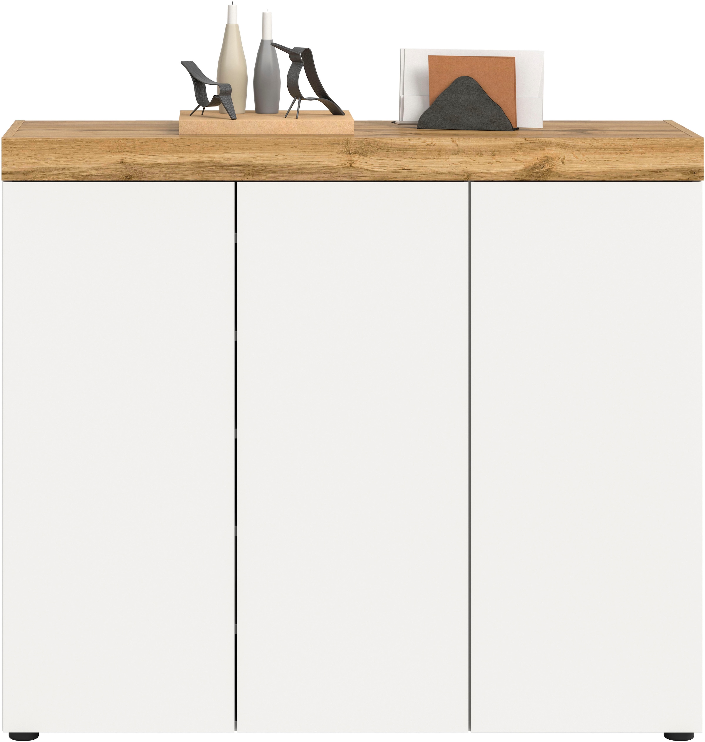 GOODproduct Schuhschrank »MAMBO, Breite 115cm, stehend & hängend, push-2-open« 2 farbige Ausführung, 1 Stk. tlg. Schuhschrank, Schuhkommode, Flur, Diele