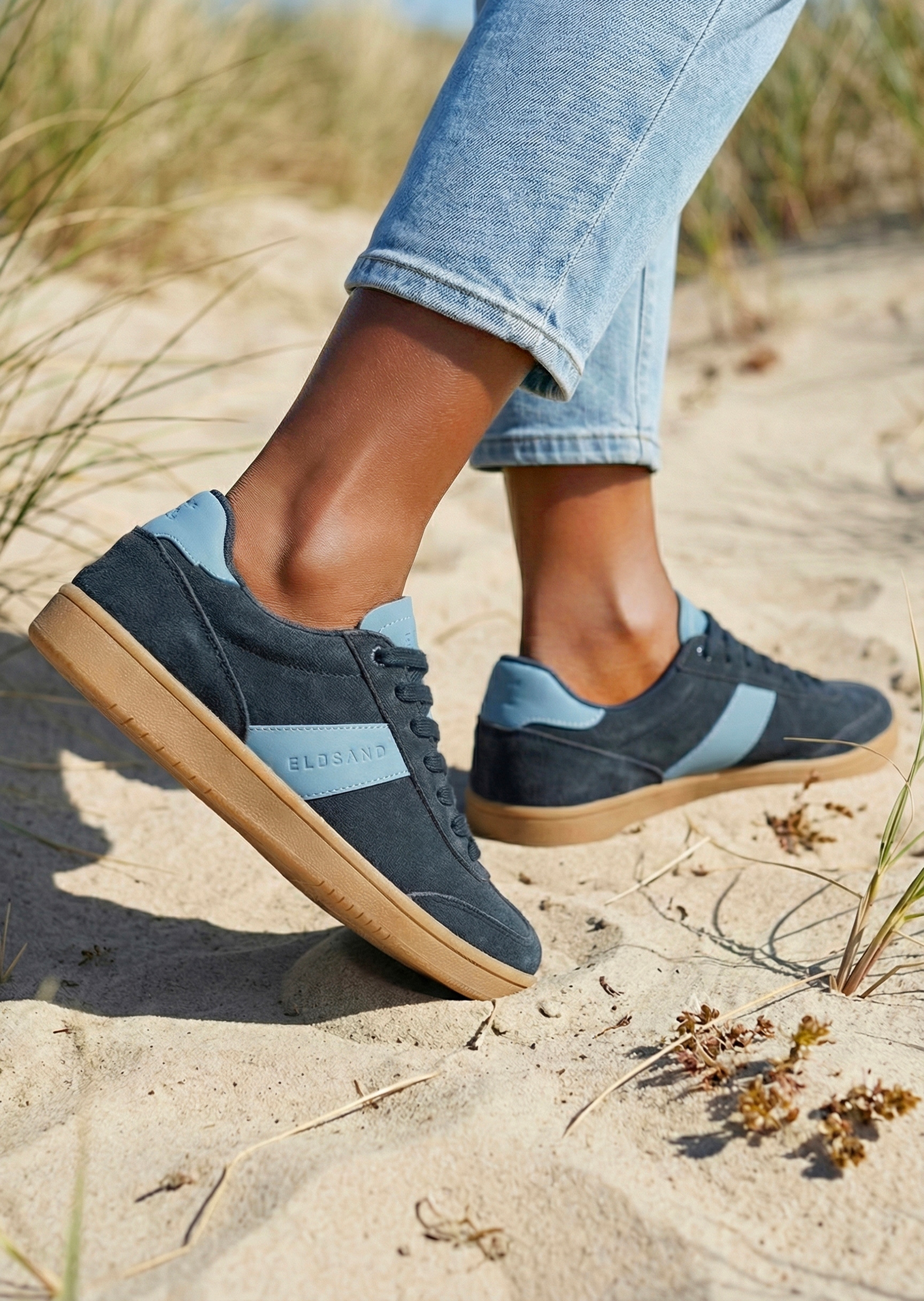 Elbsand Sneakers »Freizeitschuh, Retro Sneaker, Lederschuh, Halbschuh, Ledersneaker«  Schnürhalbschuh. Turnschuh aus Leder im Retro-Look, Unisex