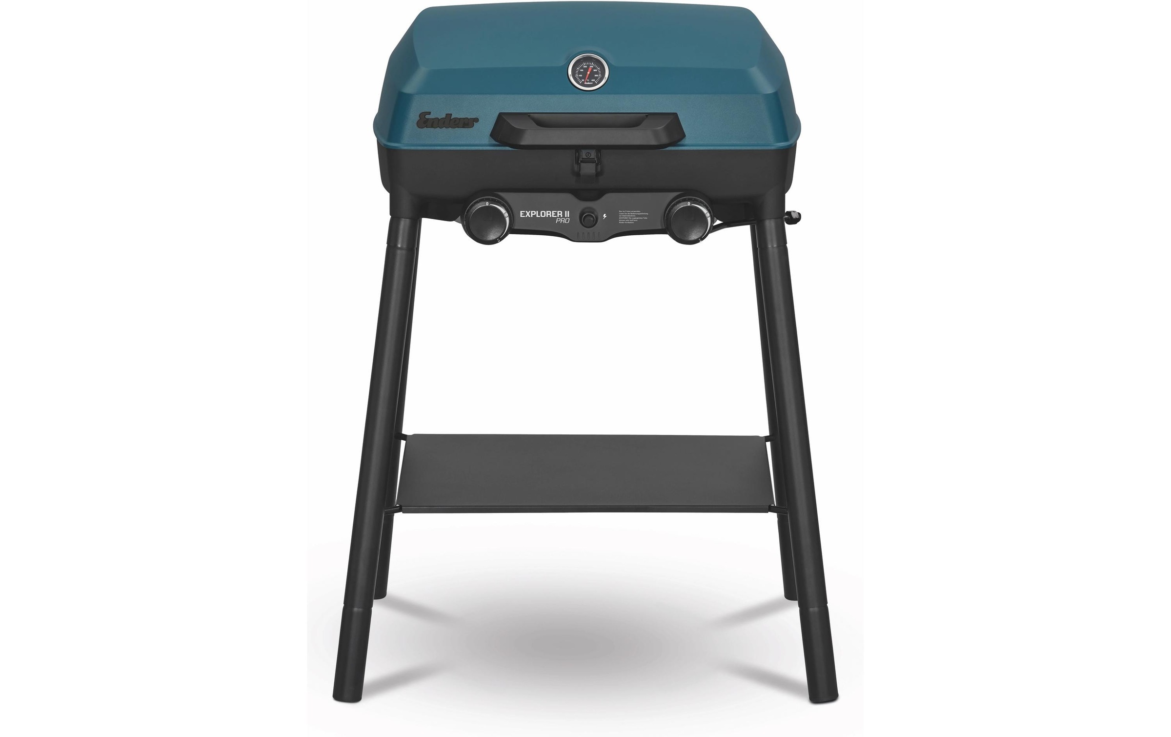 Enders® Gasgrill »Explorer II Pro« Mobiler Gasgrill mit zwei Edelstahlbrennern und Aluguss-Haube