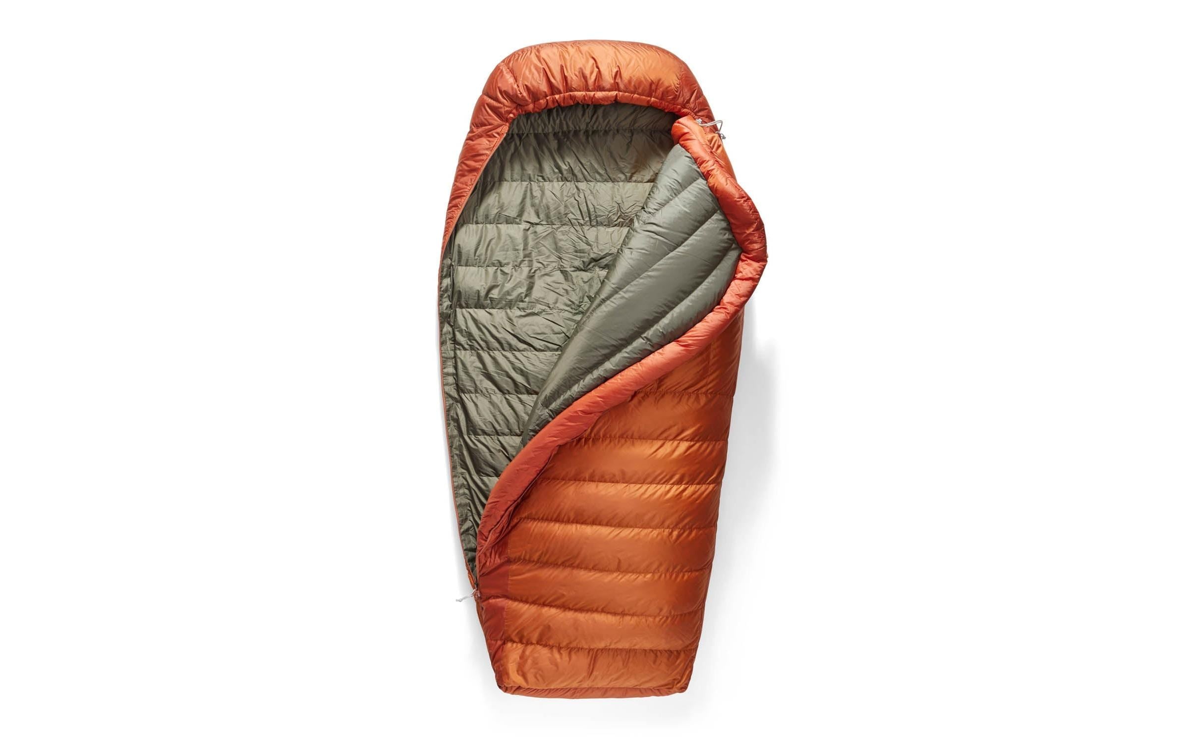 sea to summit Sac de couchage »Basecamp Down Sleeping Bag R, Bombay Brown« Geräumiger Daunenschlafsack für Camping und Winterabenteuer