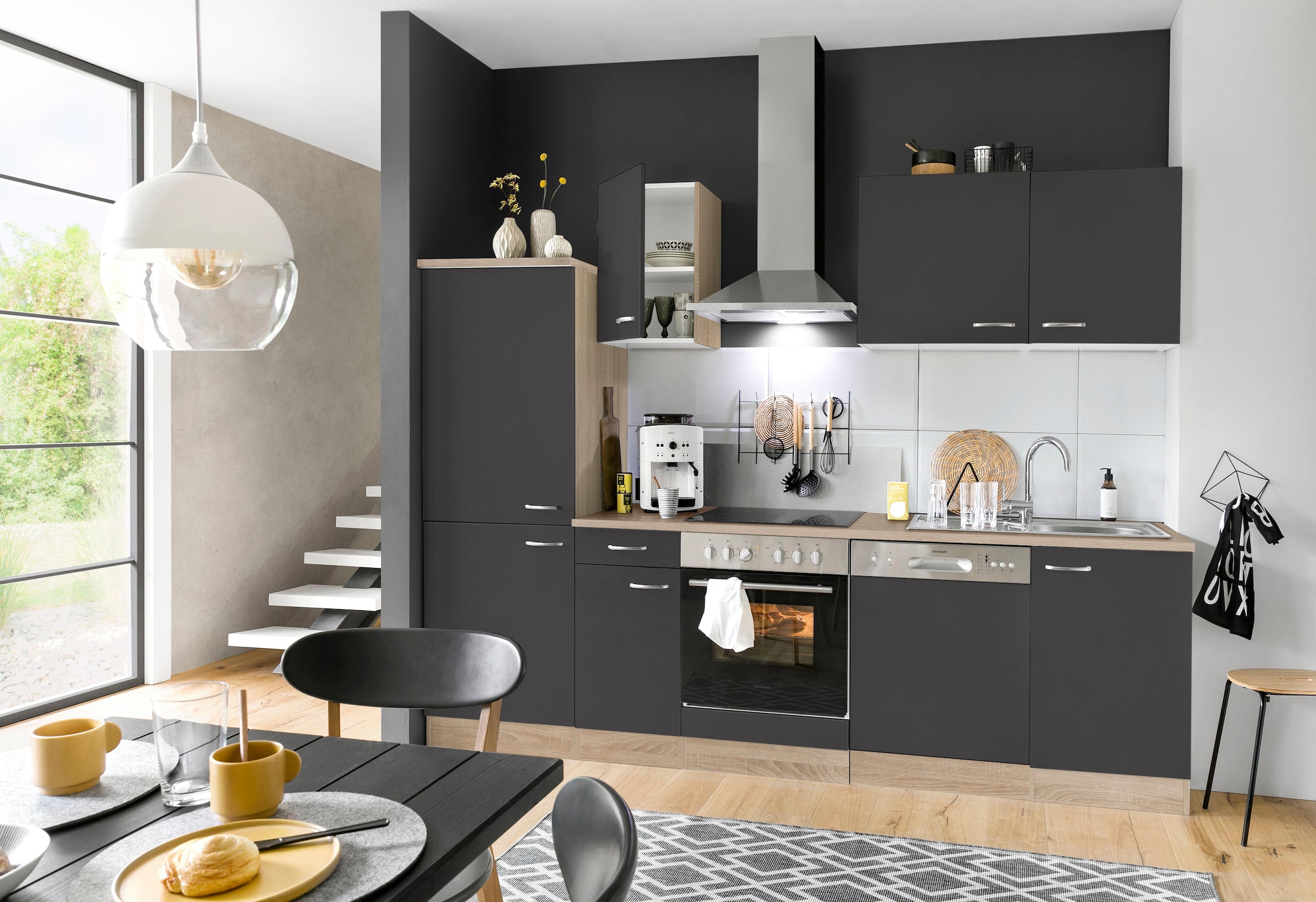 OPTIFIT Kitchenette »Parare« ohne E-Geräte, Breite 210 cm
