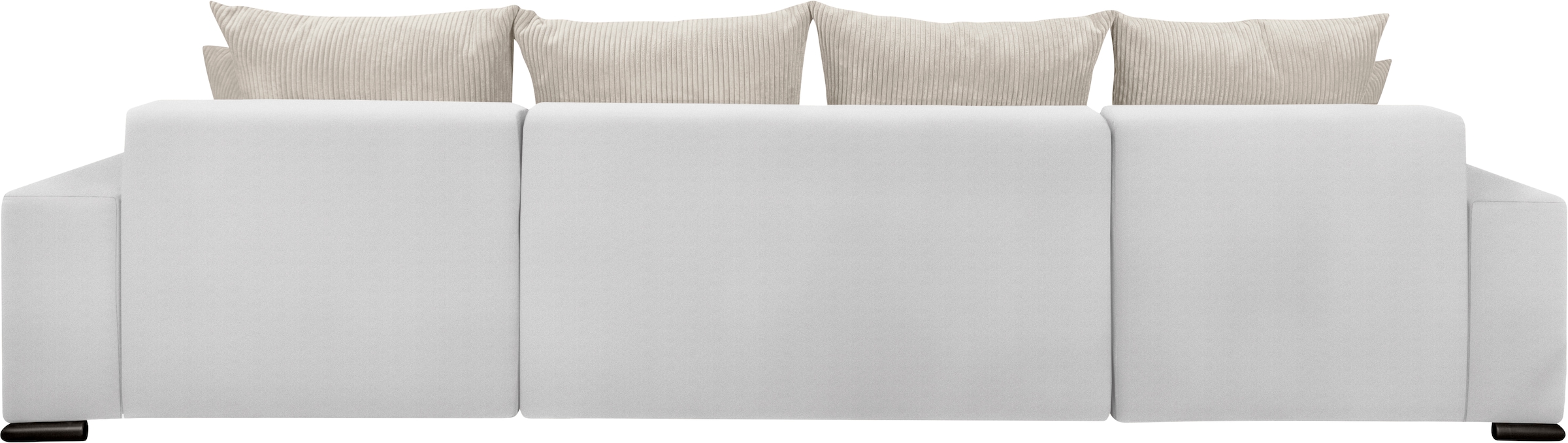 COLLECTION AB Paysage de salon »Josy XL U-Form, B: 313 cm in Cord, Cord-Mix« mit Bettfunktion, Bettkasten & 2 Zierkissen, Federkern