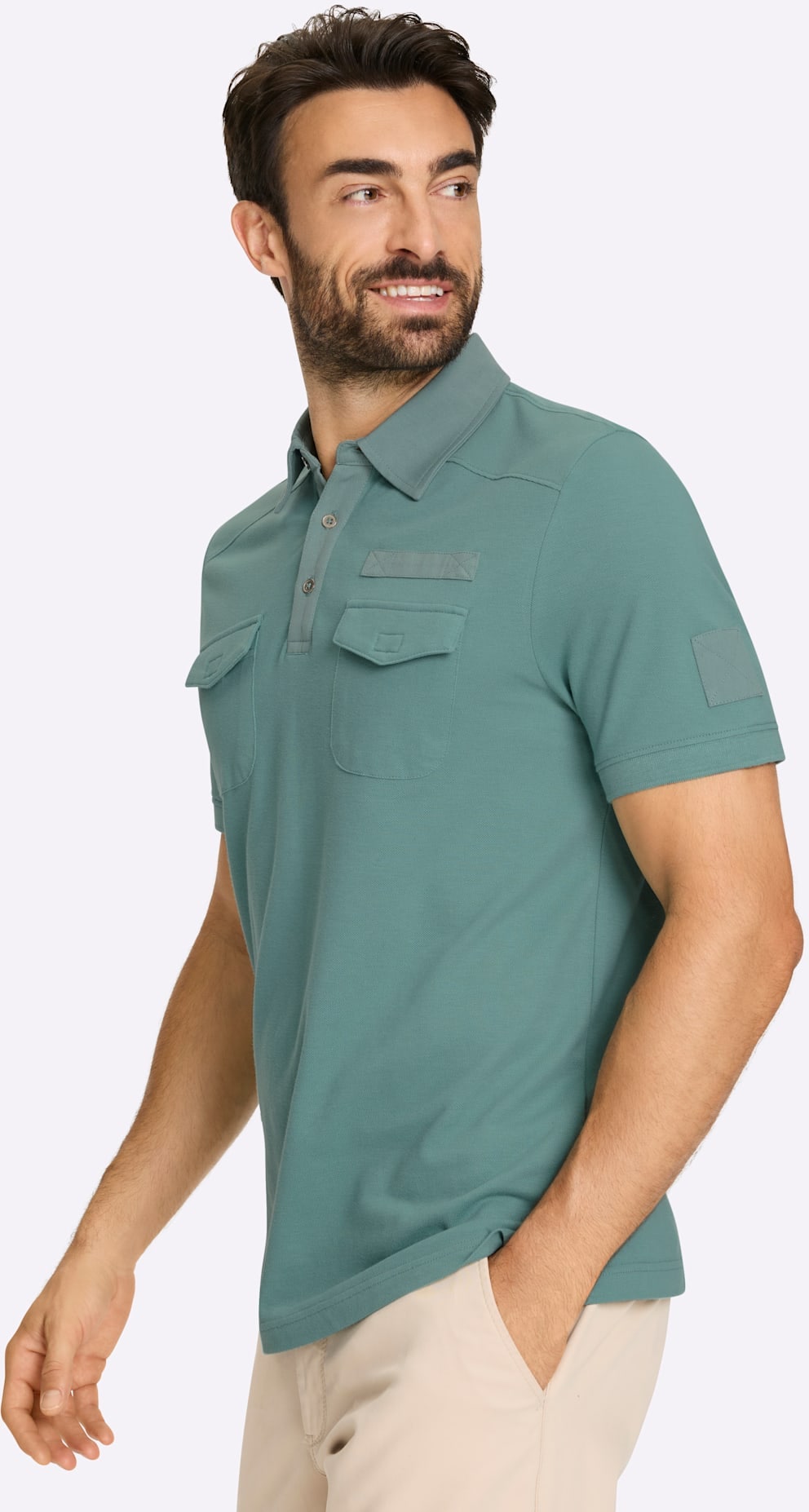 Marco Donati Kurzarmshirt »Kurzarm-Poloshirt«, 1 tlg.
